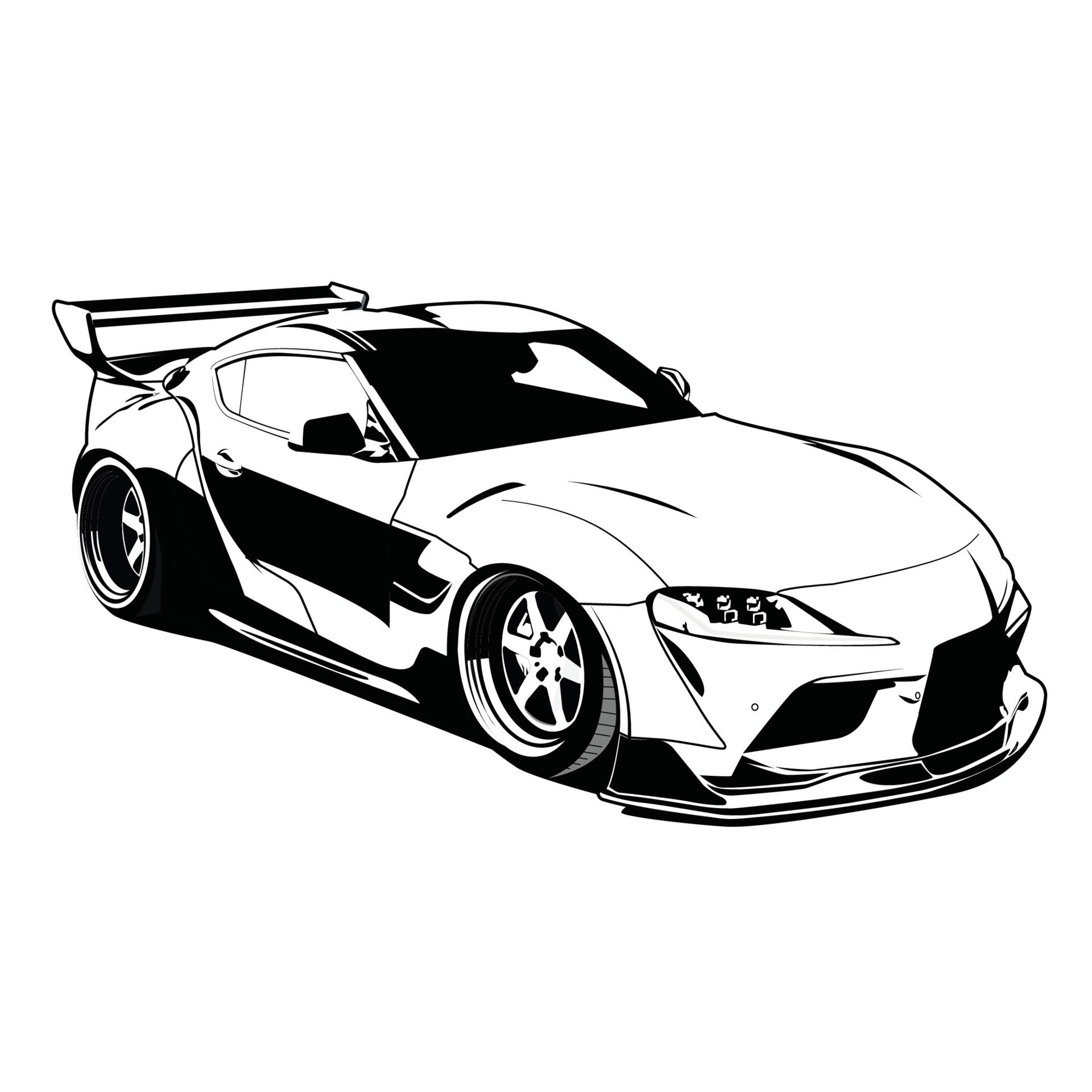 Wallpaper #S2fVEpMBSpphPi3-nf21212 Toyota Supra Vector Art Icons and Graphics for Free Download