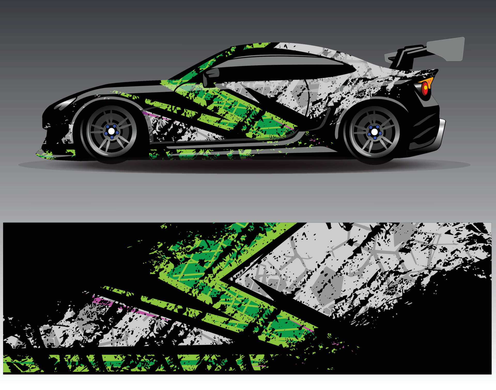 Wallpaper #TxqmT5MB1yWOL4qggn_9229 Car Wrap Design Vector Graphic Abstract Stripe Racing Background Kit