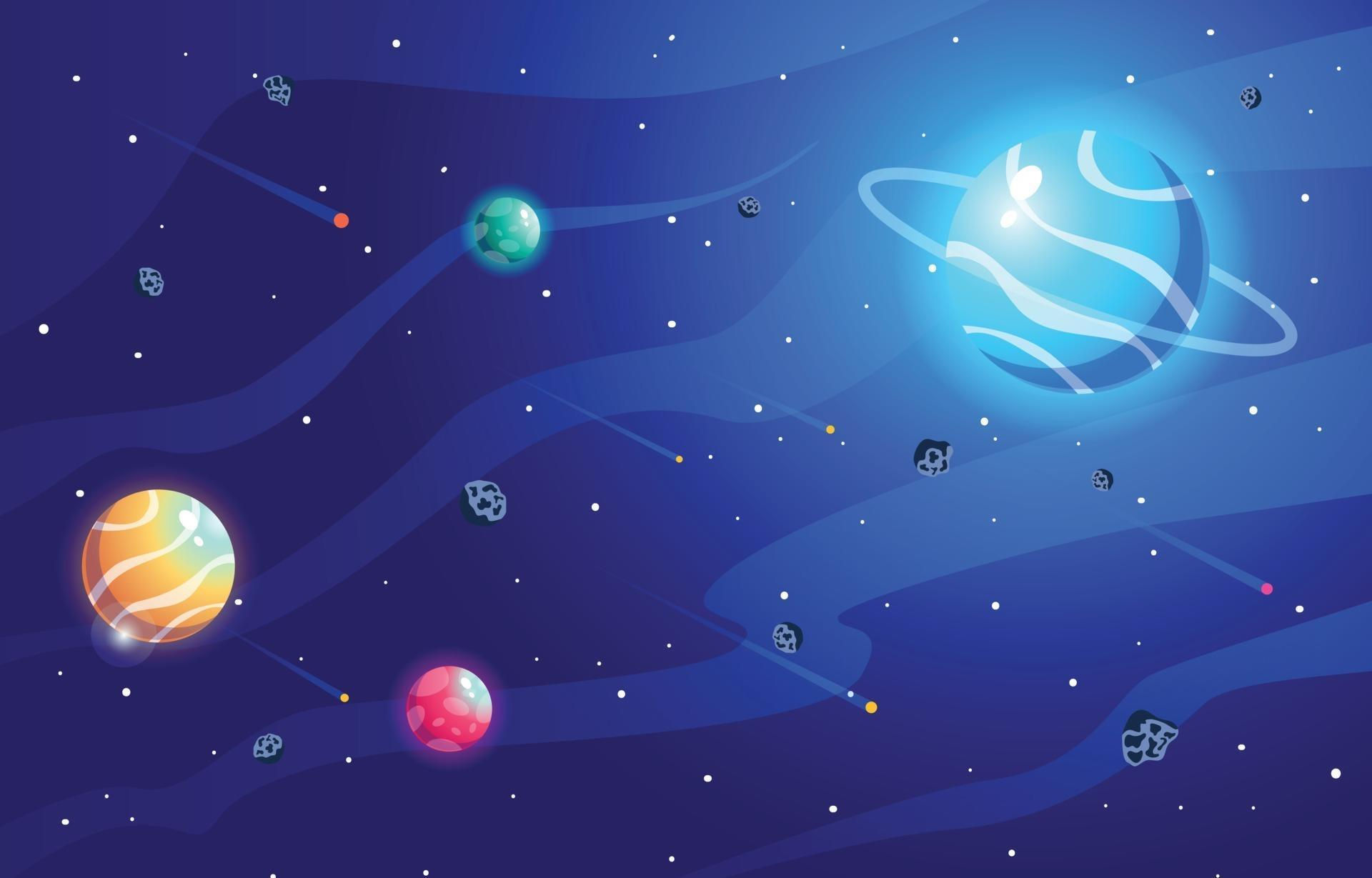 Wallpaper #CGc6B5MBSpphPi3-I8U6184 Fundo Do Espaco Com Elementos Planeta E Estrelas 2707659 Vetor No Vecteezy