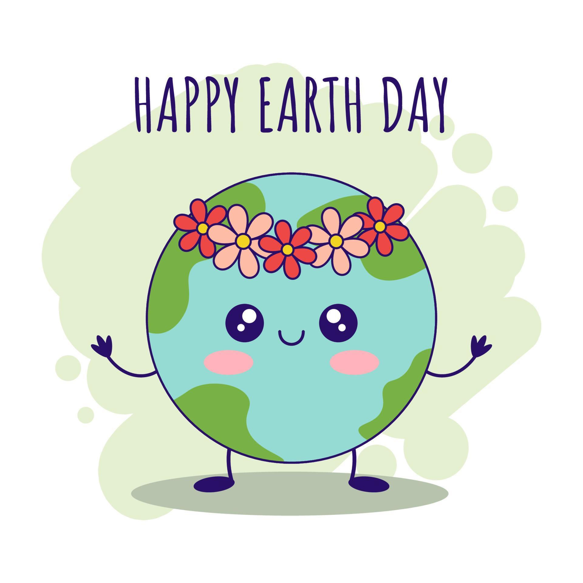 Wallpaper #1f9f2 Earth Day Free Vector Icon Hand Holding Plant with Earth Background