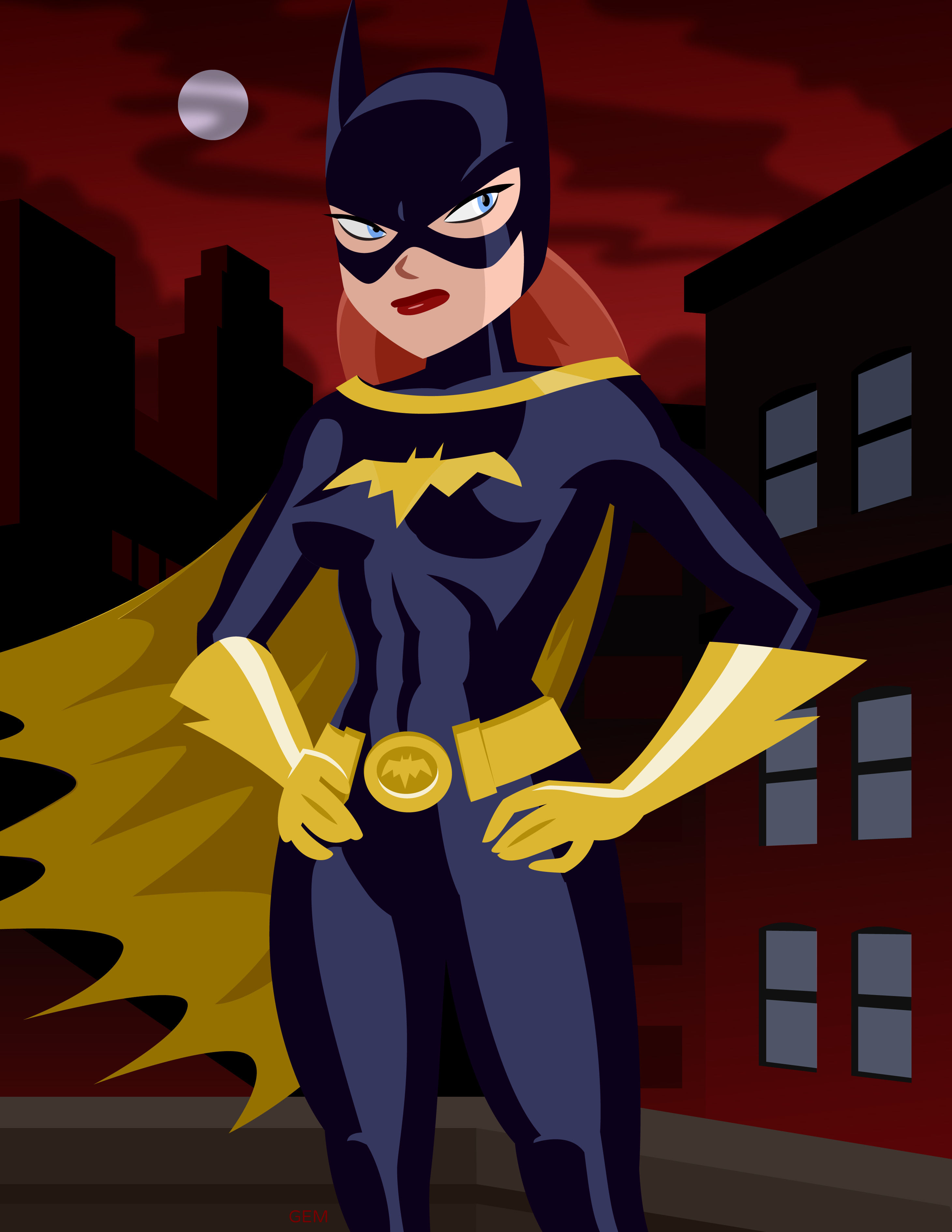 Wallpaper #hEVhko4B7YBJg1BV455I45 Batman the Animated Series Illustrations Gordon Mcalpin
