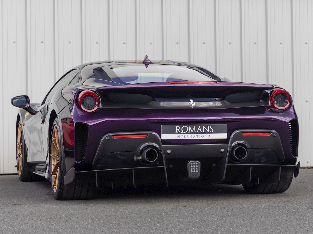 Wallpaper #uEUBo44B7YBJg1BV3KQi17 2020 Used Ferrari 488 Pista T V8 Viola Hong Kong