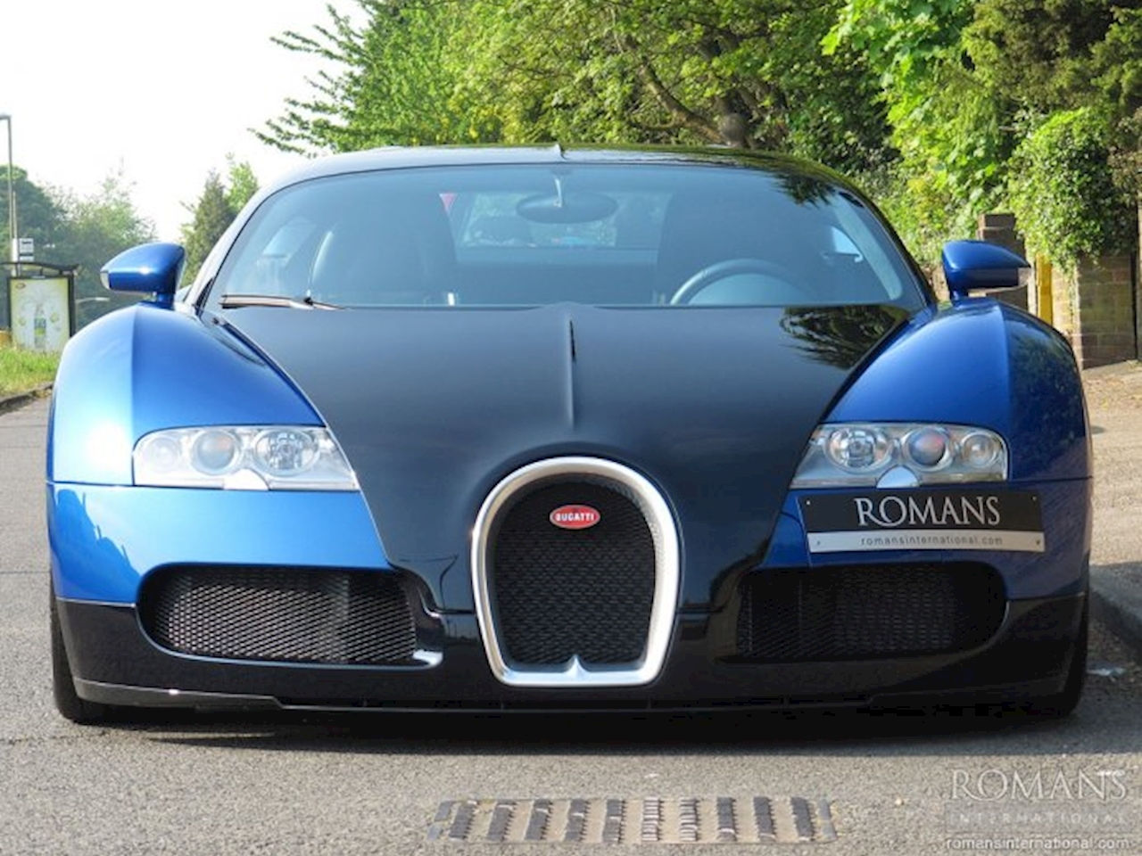 Wallpaper #OGhGGZMBSpphPi3-Uhb9169 2007 Used Bugatti Veyron Unknown Black Blue Over Blue