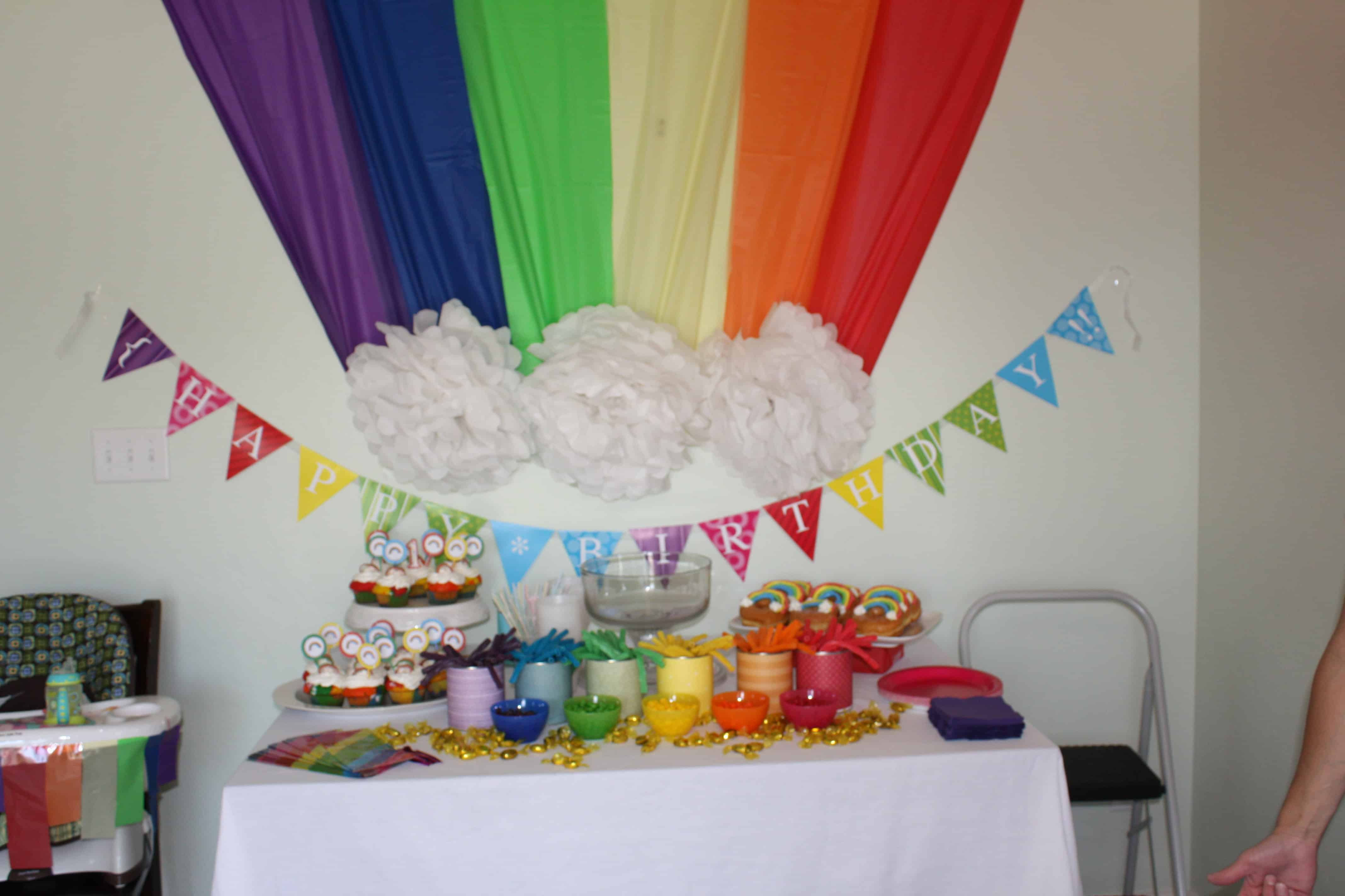 Wallpaper #b3199 Boho Rainbow Birthday Party Happy Birthday Rainbow Party Decorations