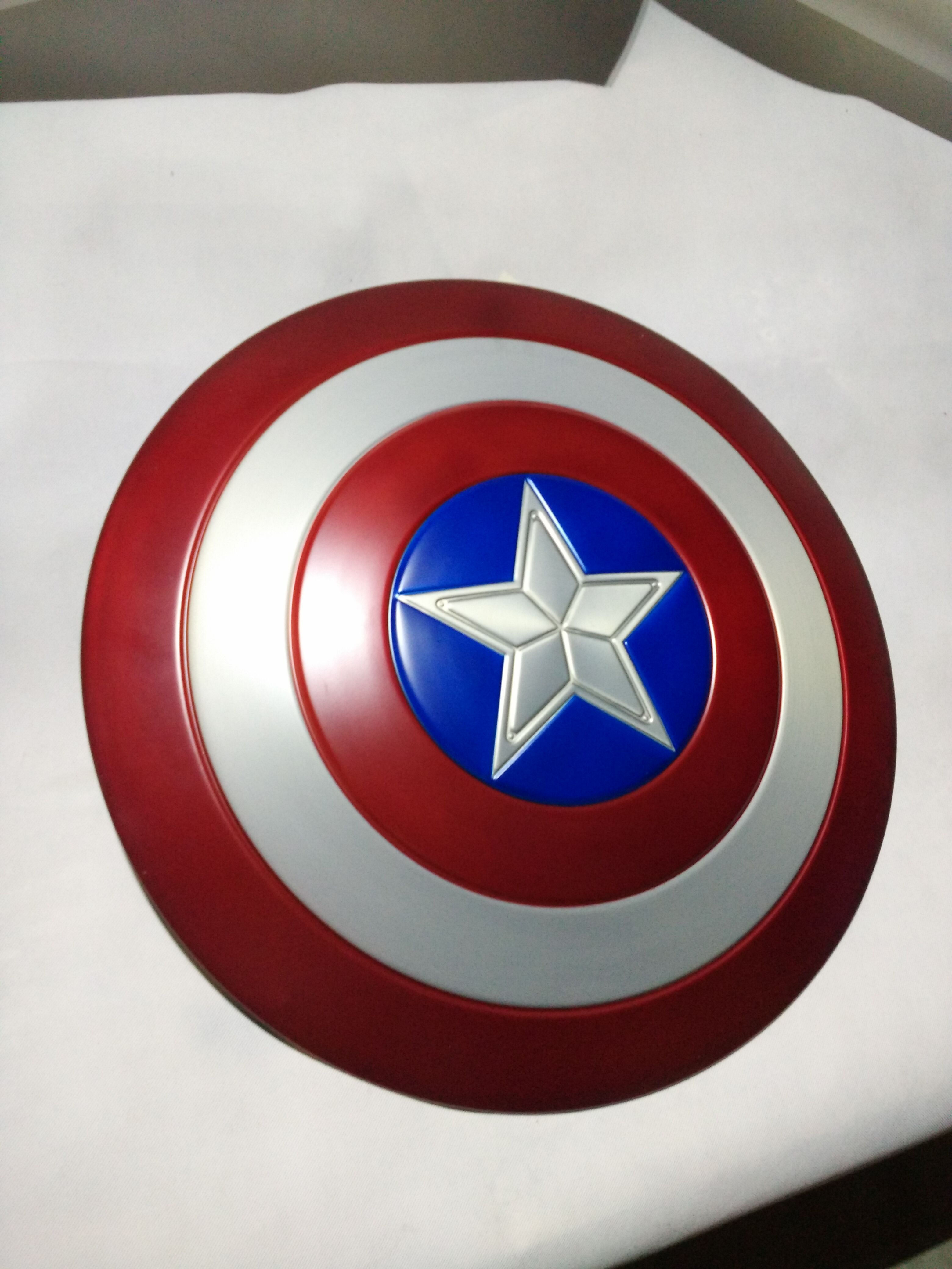 Wallpaper #R3OVhY4BFI5NbQksUR4W0 Captain America Vibranium Shield Made of Aluminum Alloy 11 Scale