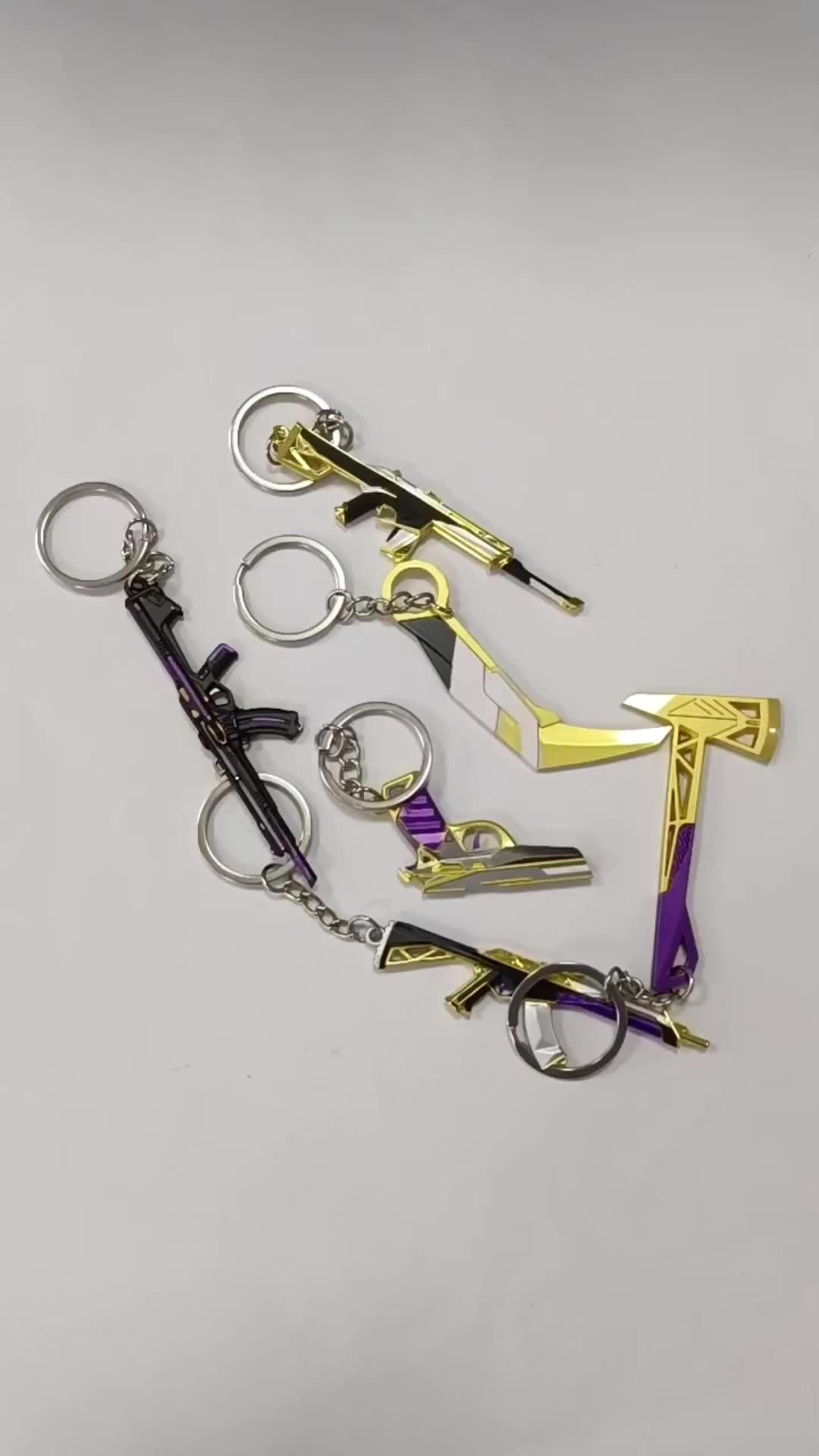 Wallpaper #DxlCFY8BtGB6xQ78mGse36 Valorant Key Chains Gun Key Chains 3D Keychain Weapon Model Champions