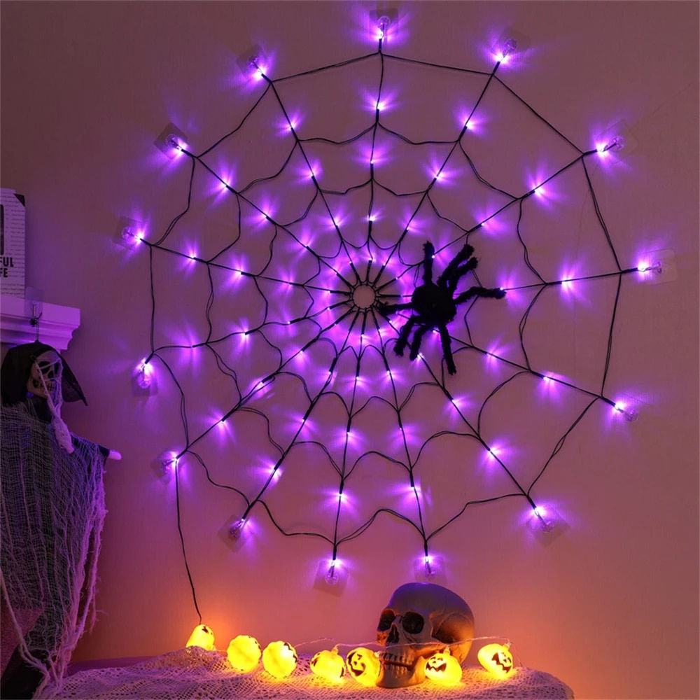 Wallpaper #zpwf4pIBZHQxiYarj74D11 Halloween LED Spider Web Lights Buy Today Get 55 Discount Molooco