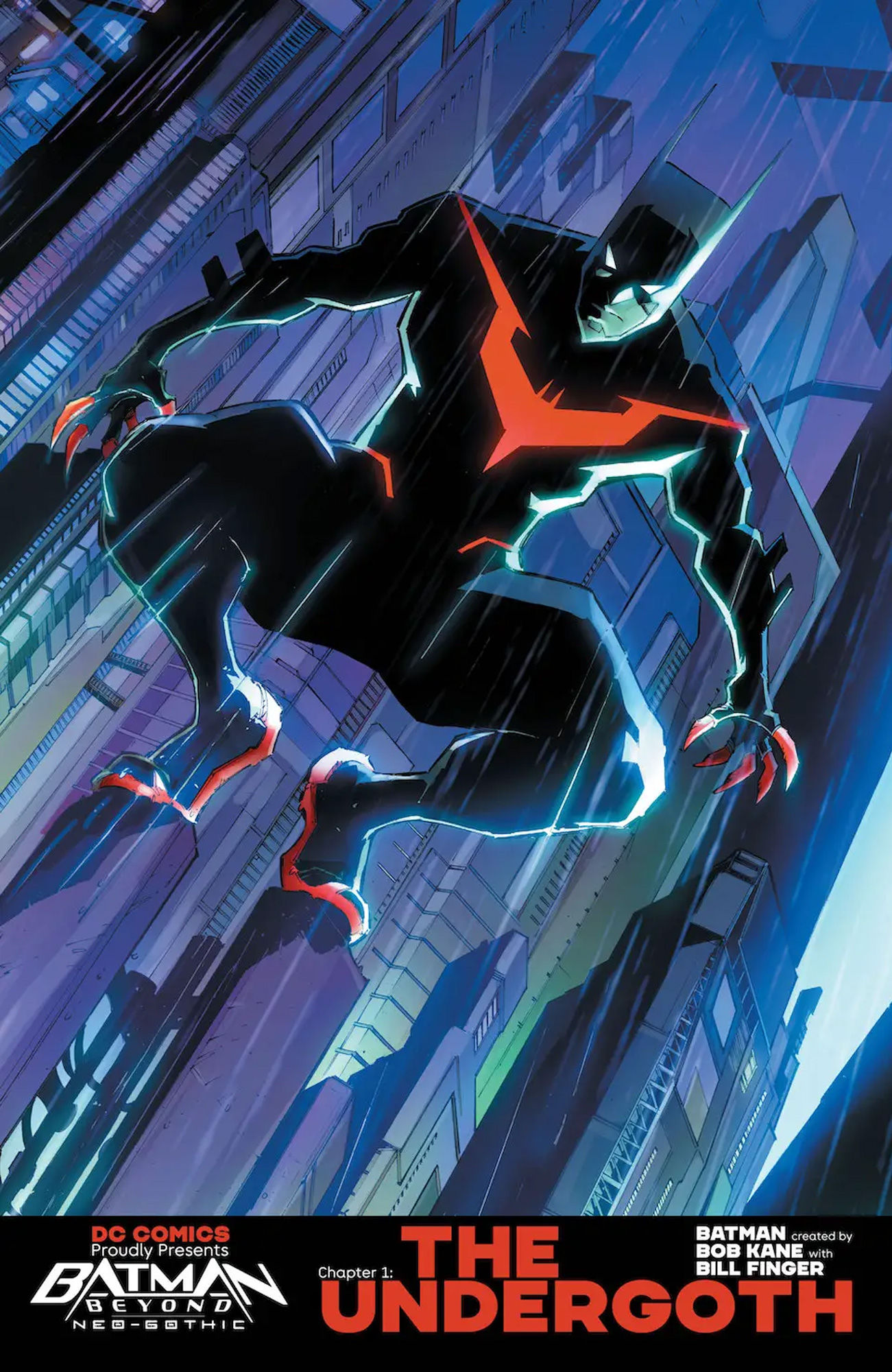 Wallpaper #G3dNJ5MB-pgBXx603KWL96 Batman Beyond Neo Gothic 1 5 Page Preview and Covers Released by DC