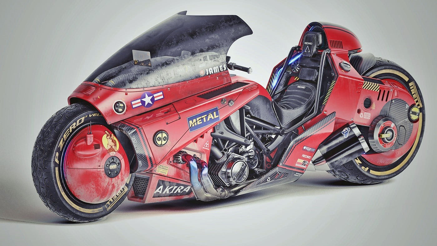 Wallpaper #Nn2g9I4Bnwiau_P6GhC753 Esta Moto Replica De Akira Es Un Prototipo Disenado Con Un Gusto Exquisito