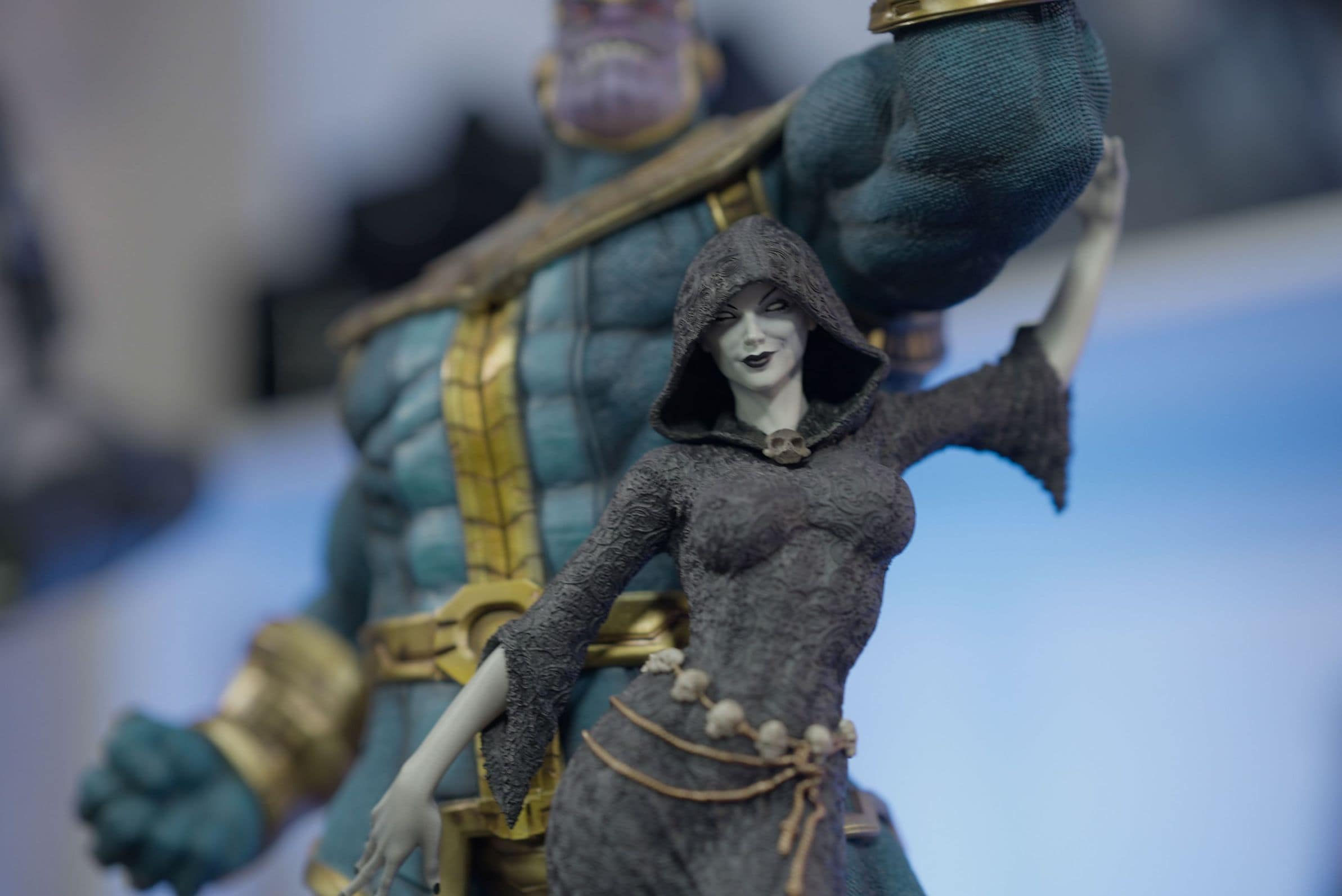 Wallpaper #CaUNOJMBVBiSkHCa-I2R42 Thanos Lady Death Diorama Custom Statue Not Xm Studios Unboxing Bros