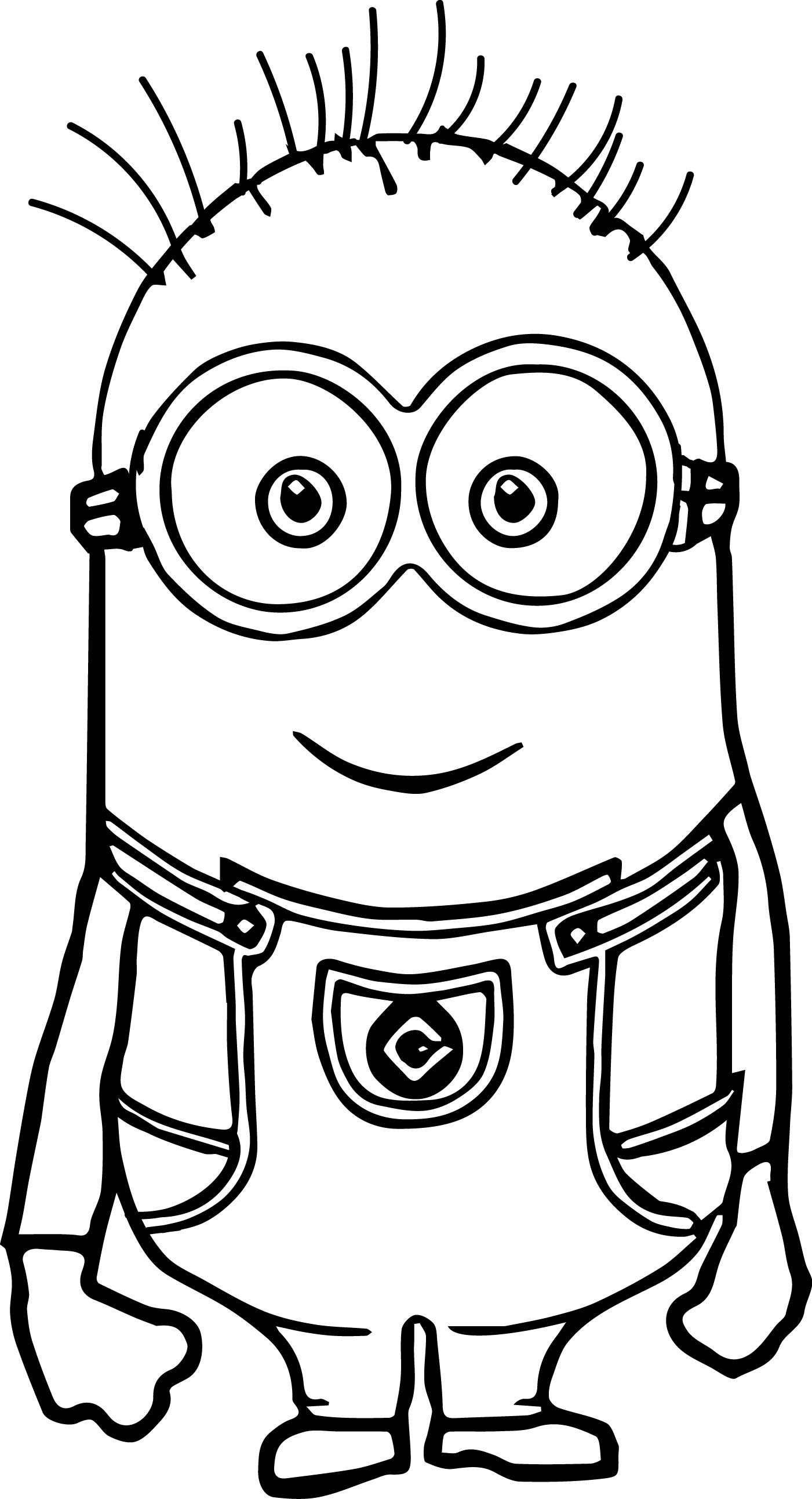 Wallpaper #NBkkEI8BtGB6xQ786V5F37 Minion Coloring Pages Free Download on Clipartmag