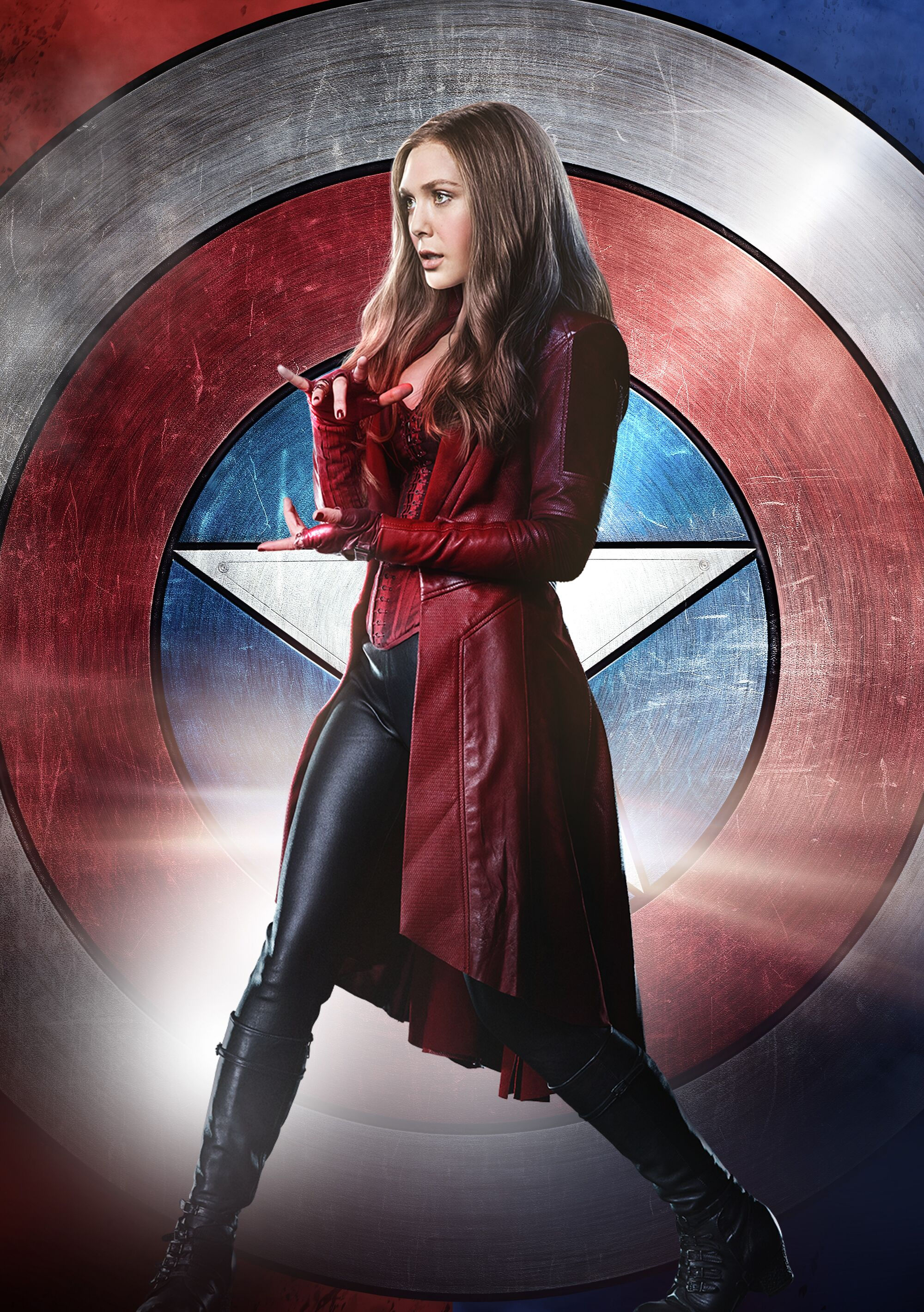 Wallpaper #180e5 Scarlet Witch Pixel Art