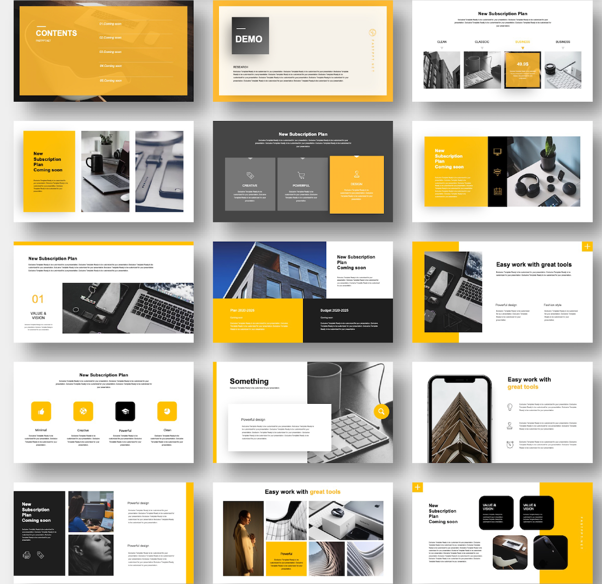 Wallpaper #XR0NLZMBlOZrFDOkqs4j13 Clean Business Minimal Design Presentation Template Original and High