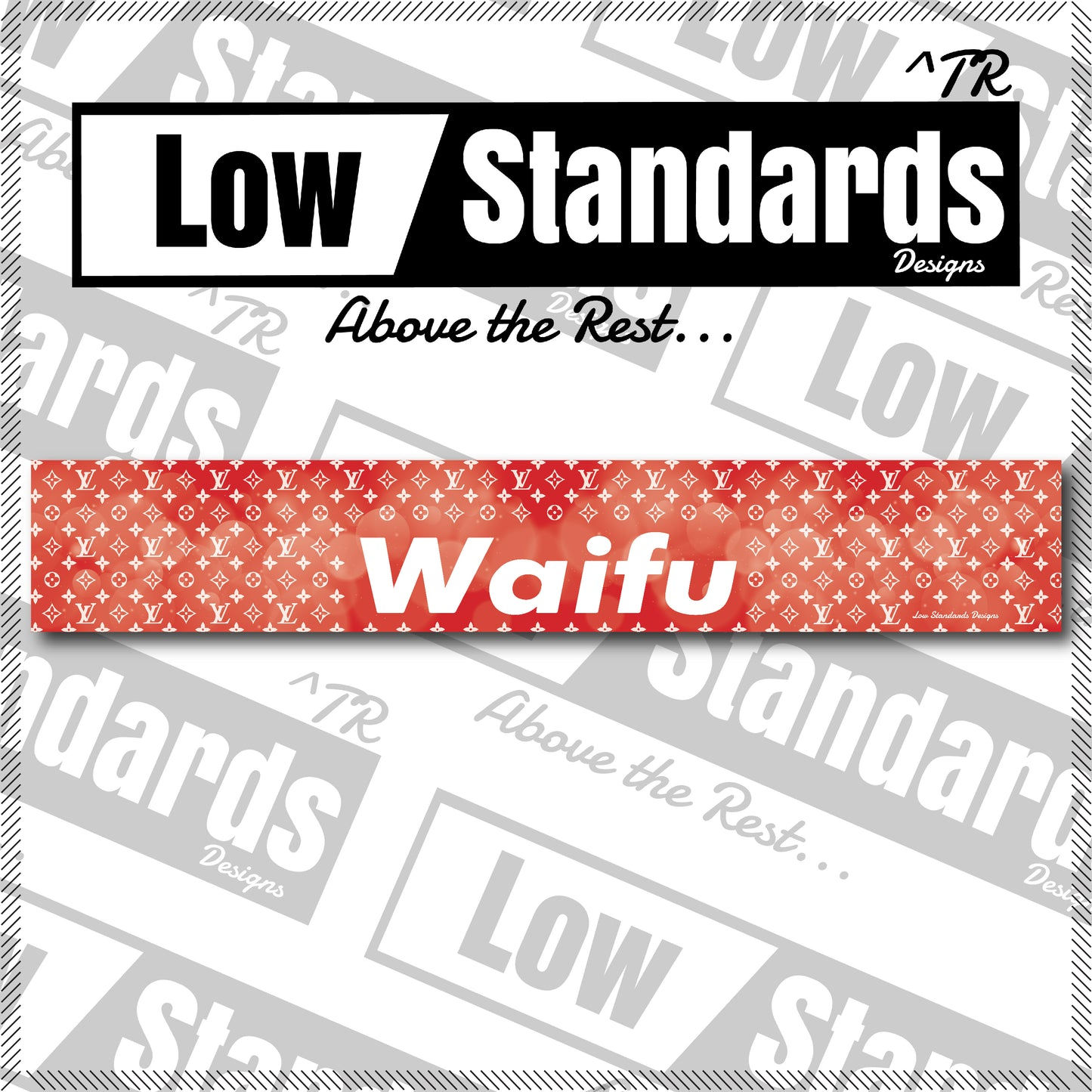 Wallpaper #sWhvG5MBSpphPi3-Oh_m111 Waifu Supreme Windshield Banner Low Standards Designs
