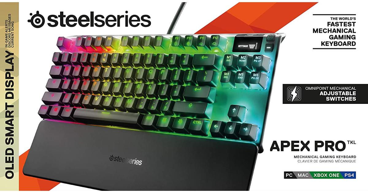 Wallpaper #0Liq3JIBJvJKYCmETvzi66 Steelseries Apex Pro Tkl Adjustable Actuation Switches OLED Smart
