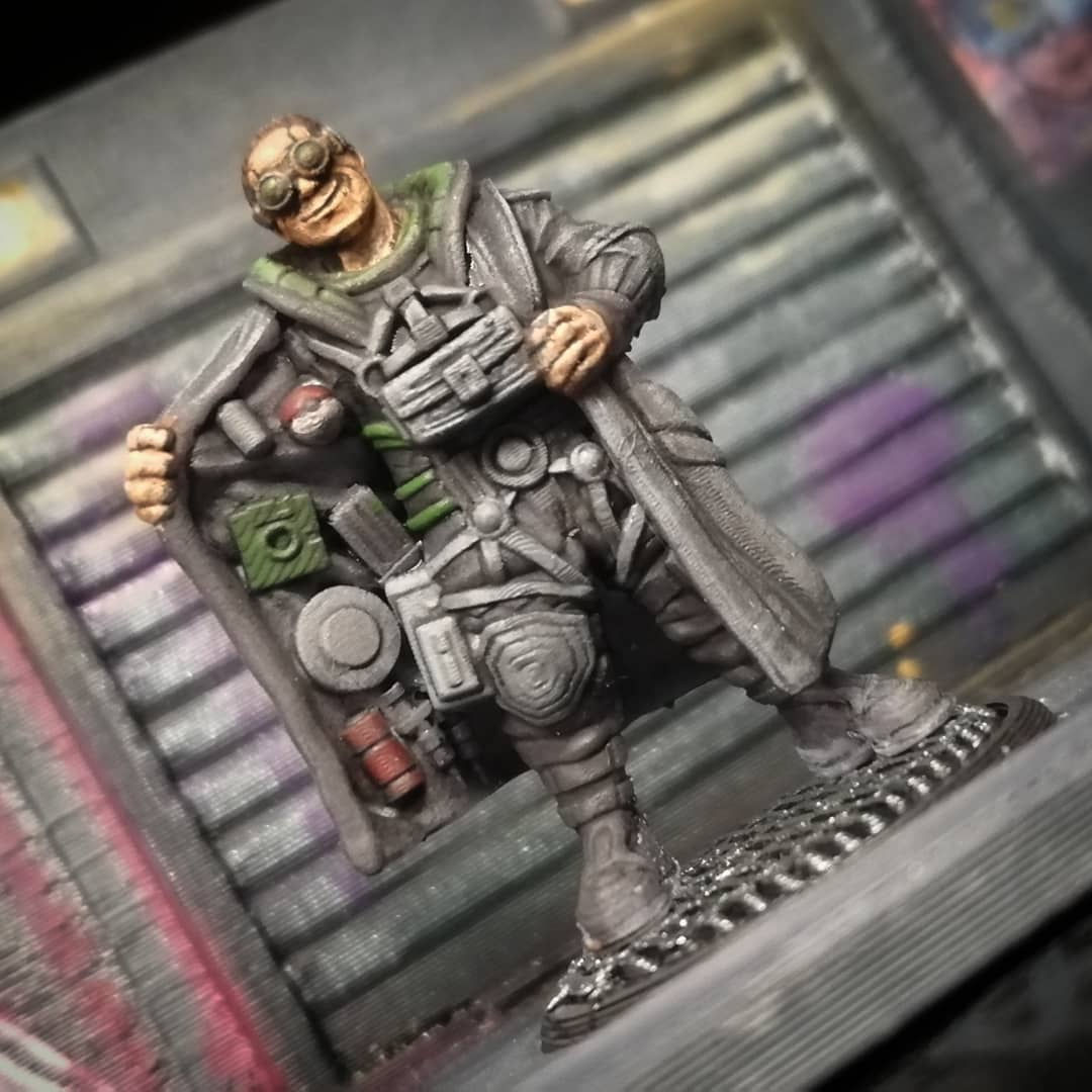 Wallpaper #b33c8I4Bnwiau_P6vQeX33 Download Cyberpunk Expert Smuggler Jorge Von Papsikels Miniatures