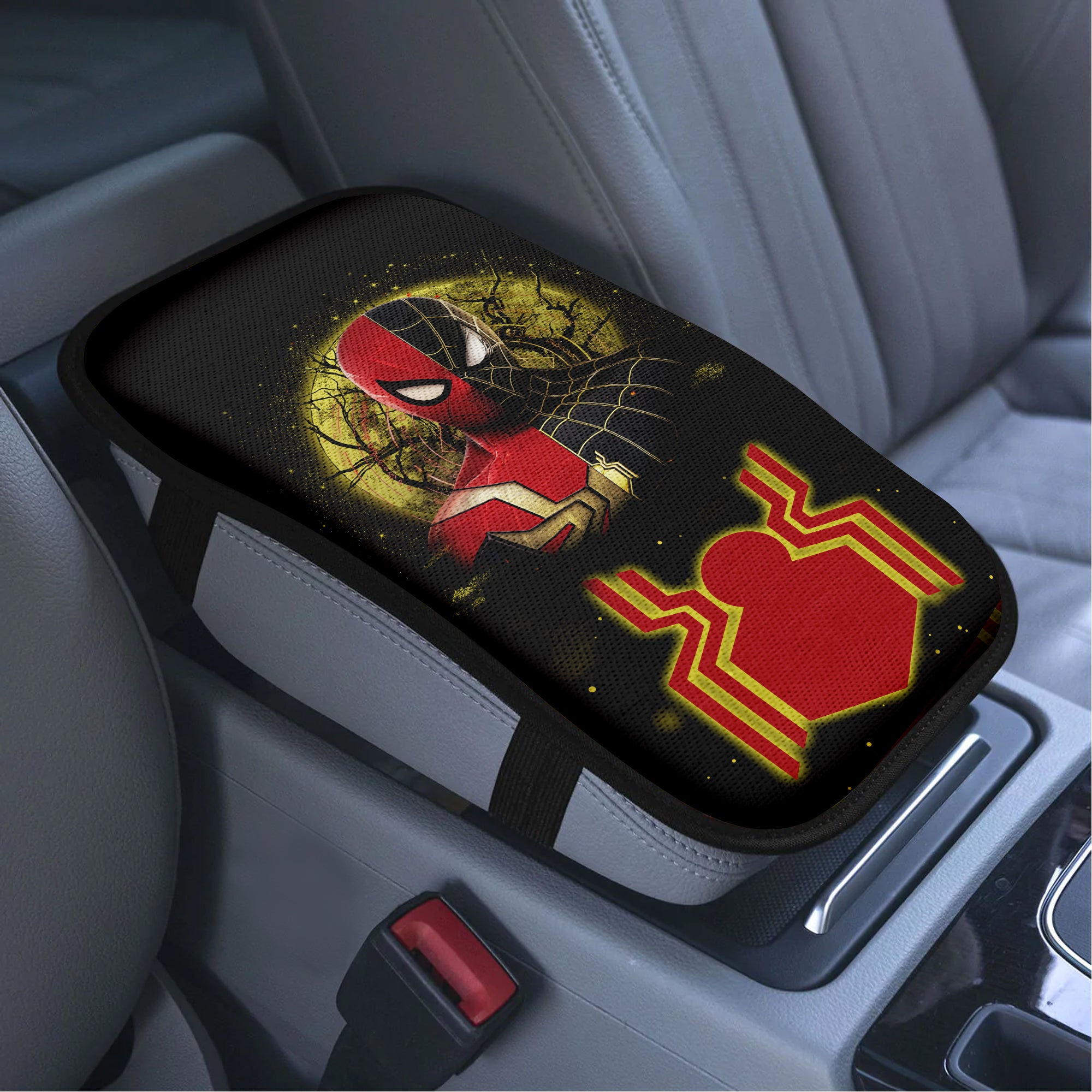 Wallpaper #IXfnJZMB-pgBXx60MaBB26 Spiderman Black Suit No Way Home Moonlight Premium Custom Armrest