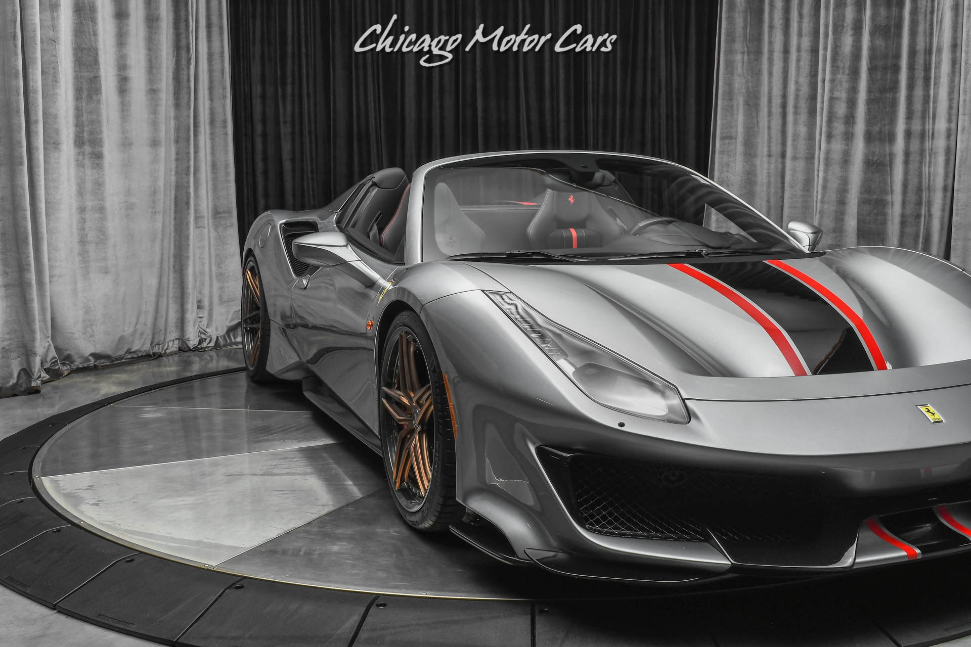 Wallpaper #In3n9I4Bnwiau_P6DRGh13 Used 2019 Ferrari 488 Pista Spider Convertible Hre Wheels Ipe Exhaust