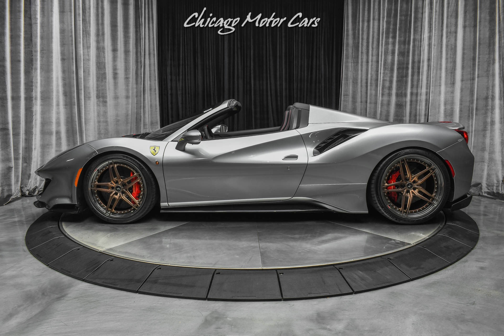 Wallpaper #In3n9I4Bnwiau_P6DRGh10 Used 2019 Ferrari 488 Pista Spider Convertible Hre Wheels Ipe Exhaust