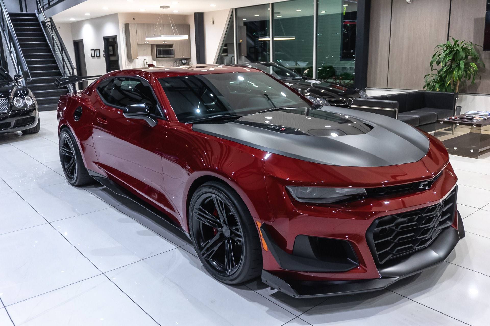 Wallpaper #H0CLMZMBJhL2WPba8Me7133 Chevrolet Camaro Zl1 Red