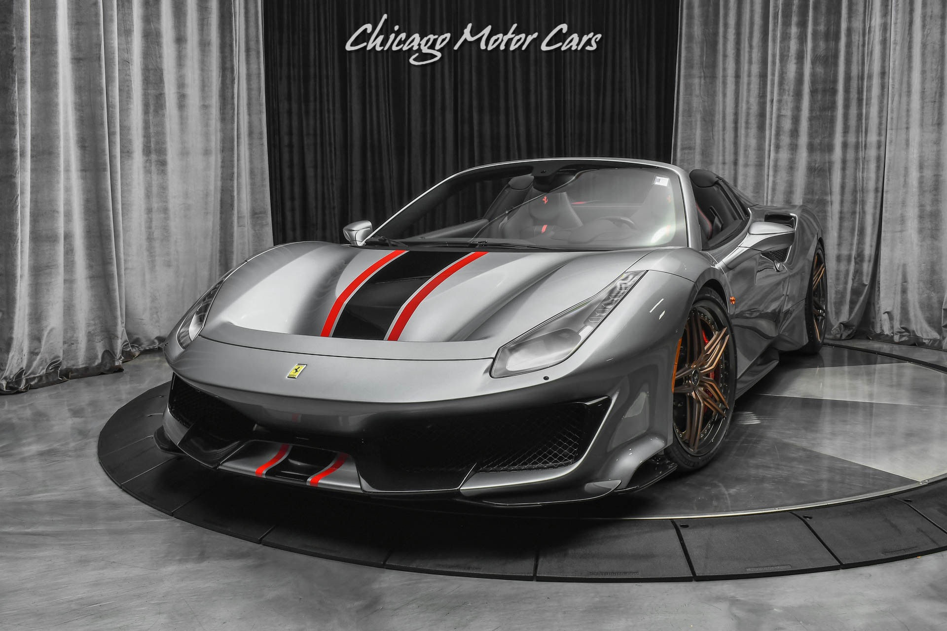 Wallpaper #In3n9I4Bnwiau_P6DRGh12 Used 2019 Ferrari 488 Pista Spider Convertible Hre Wheels Ipe Exhaust