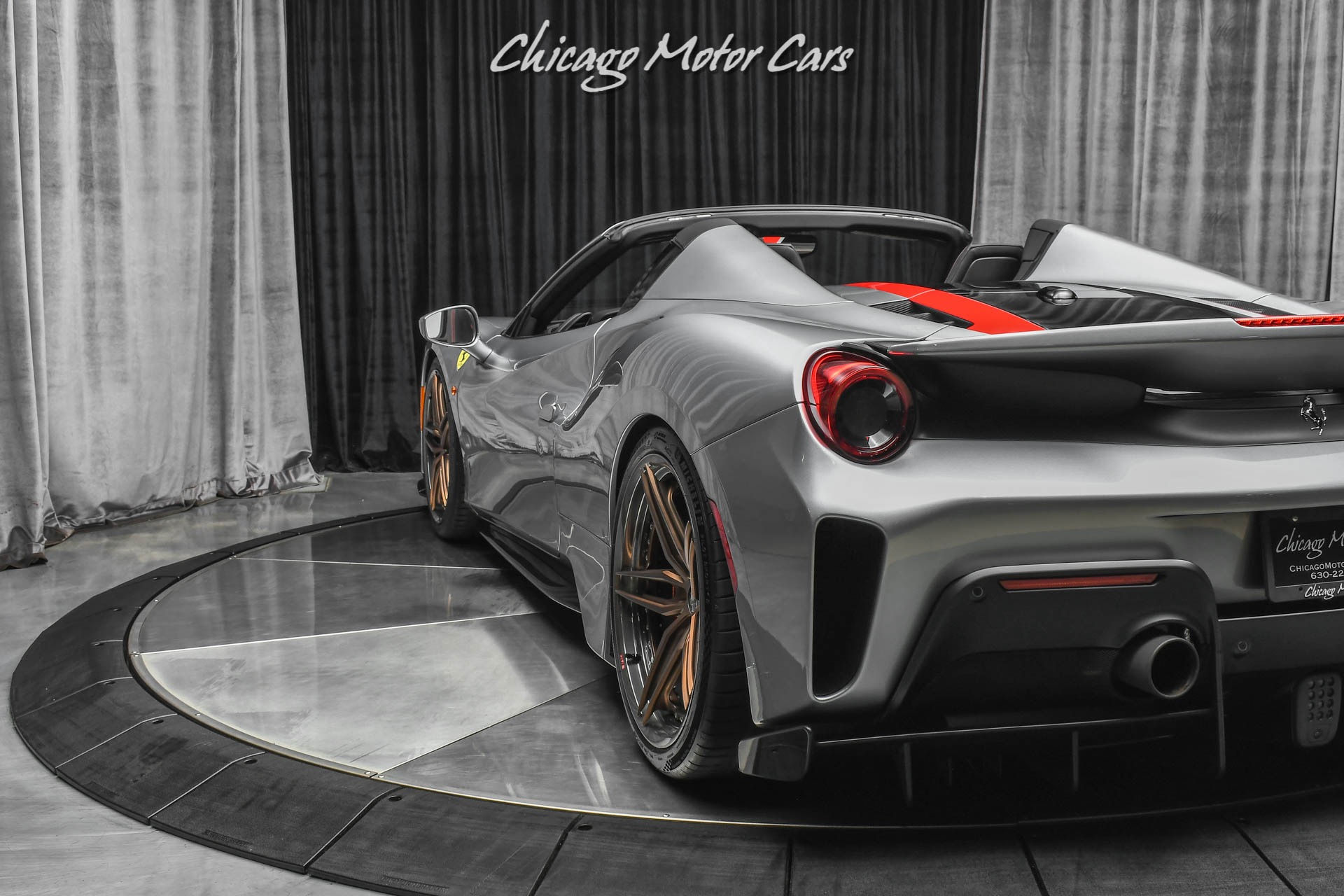 Wallpaper #In3n9I4Bnwiau_P6DRGh23 Used 2019 Ferrari 488 Pista Spider Convertible Hre Wheels Ipe Exhaust