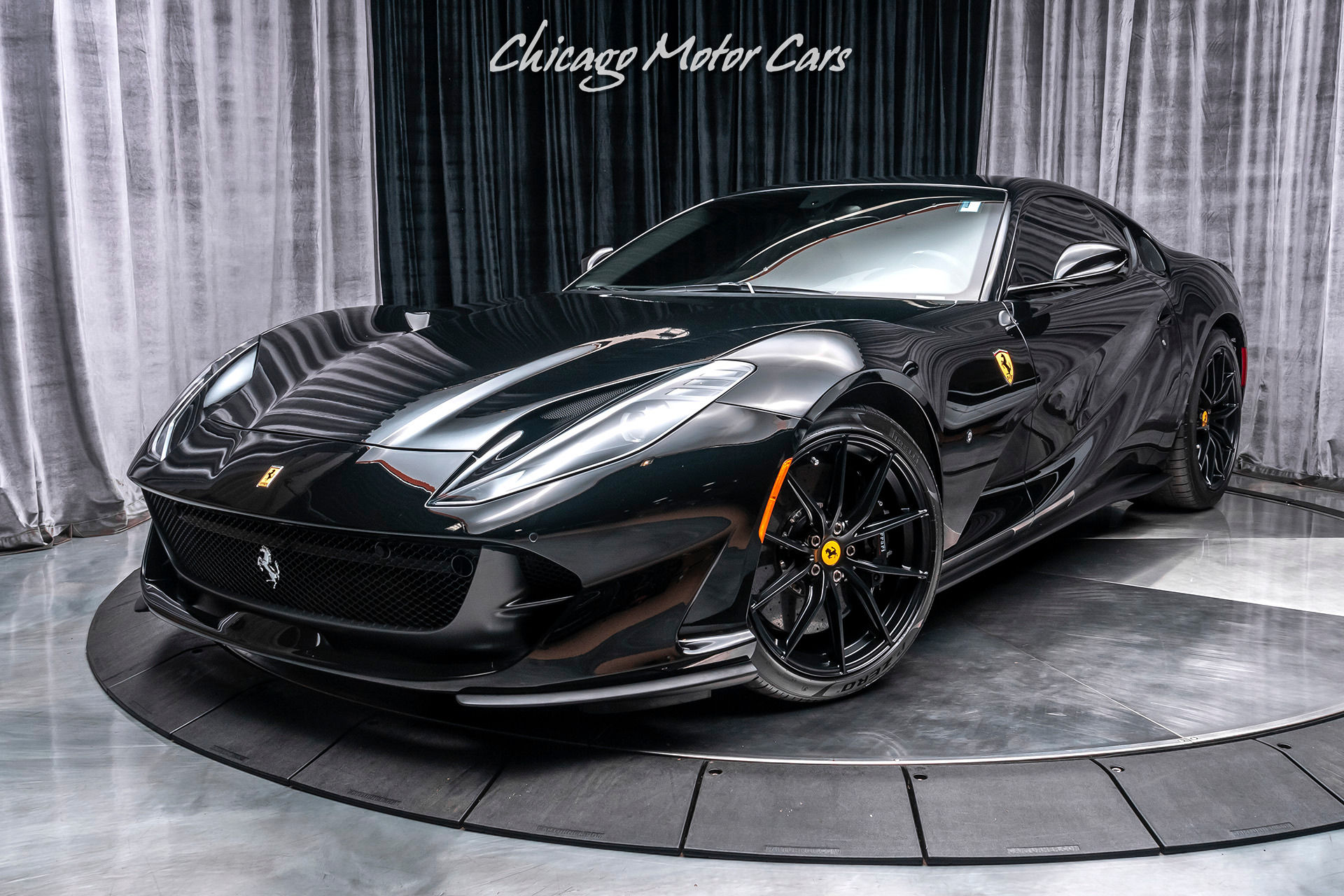 Wallpaper #GEZsVZcBqAgmjOk2hl5k37 Used 2019 Ferrari 812 Superfast Coupe Matte Black Forged Racing Wheels