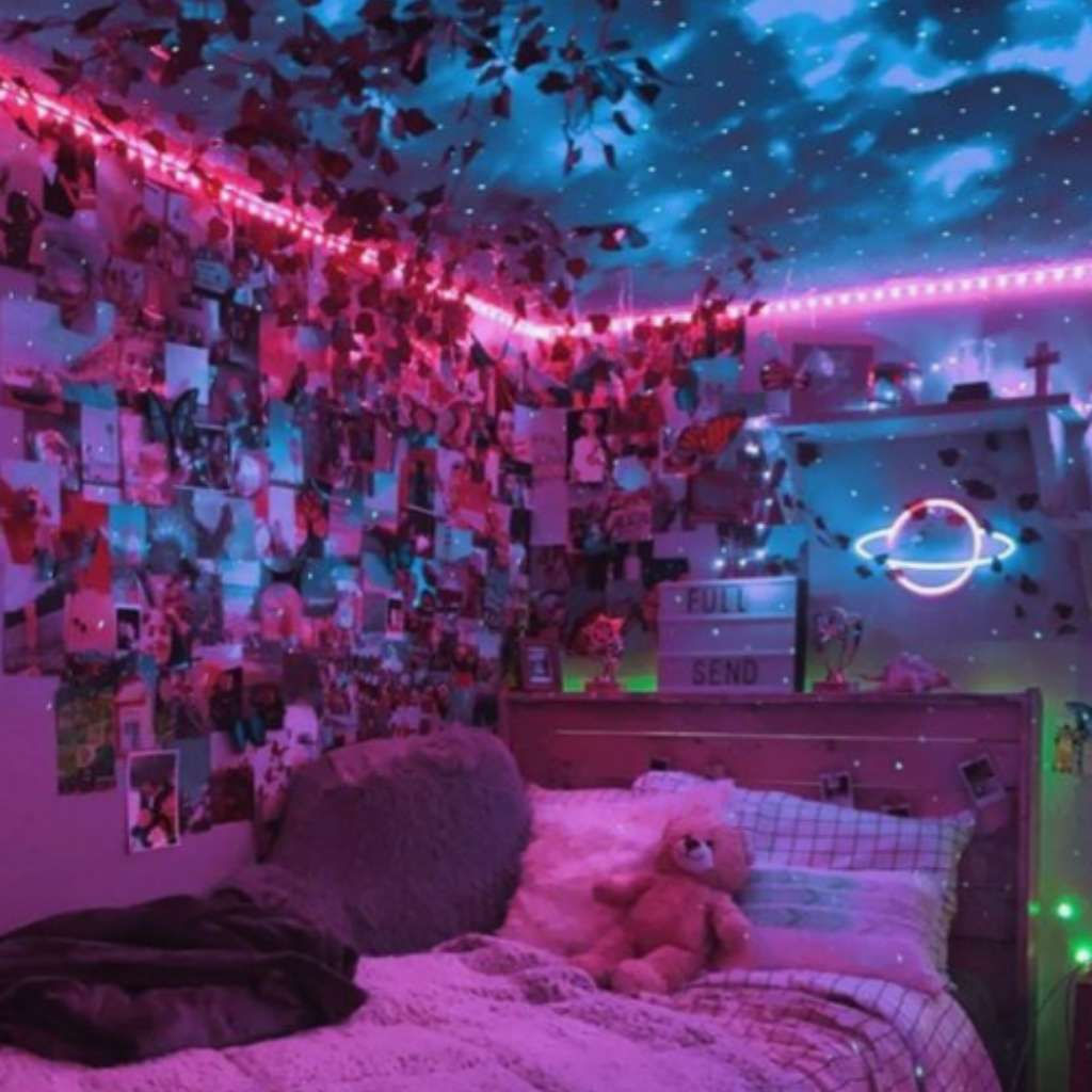 Wallpaper #7YfzMZMBPAdmKxa2YGKE38 6 Must Have Items for a Neon Aesthetic Bedroom