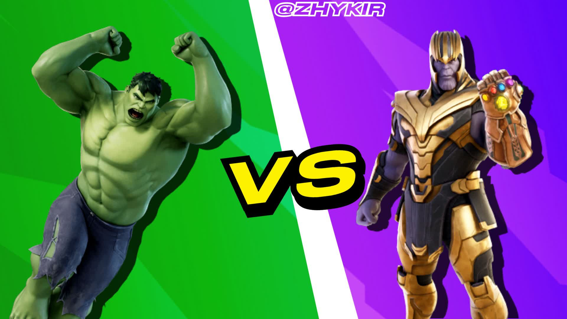 Wallpaper #gqVFOJMBVBiSkHCaoo0k51 Hulk vs Thanos 8881 2297 9636 by Zhykir Fortnite Creative Map Code