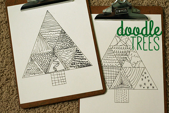 Wallpaper #Dbiz25IBJvJKYCmE9fje279 Triangle Doodle Trees Make and Takes