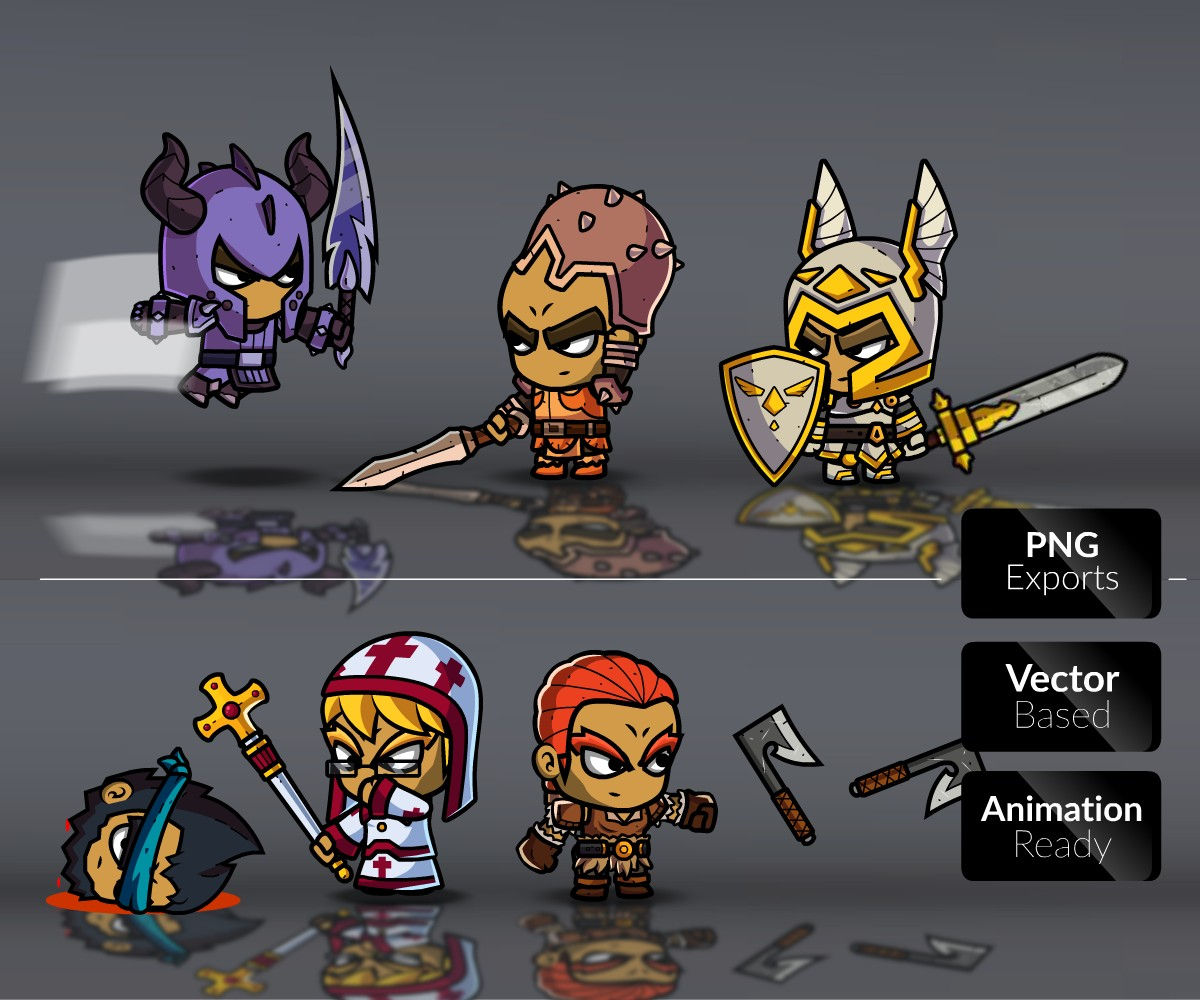 Wallpaper #WzVekZcBk_lpvpalOJPj43 Royalty Free 2d Game Art Role Playing Games Character Bundle 1