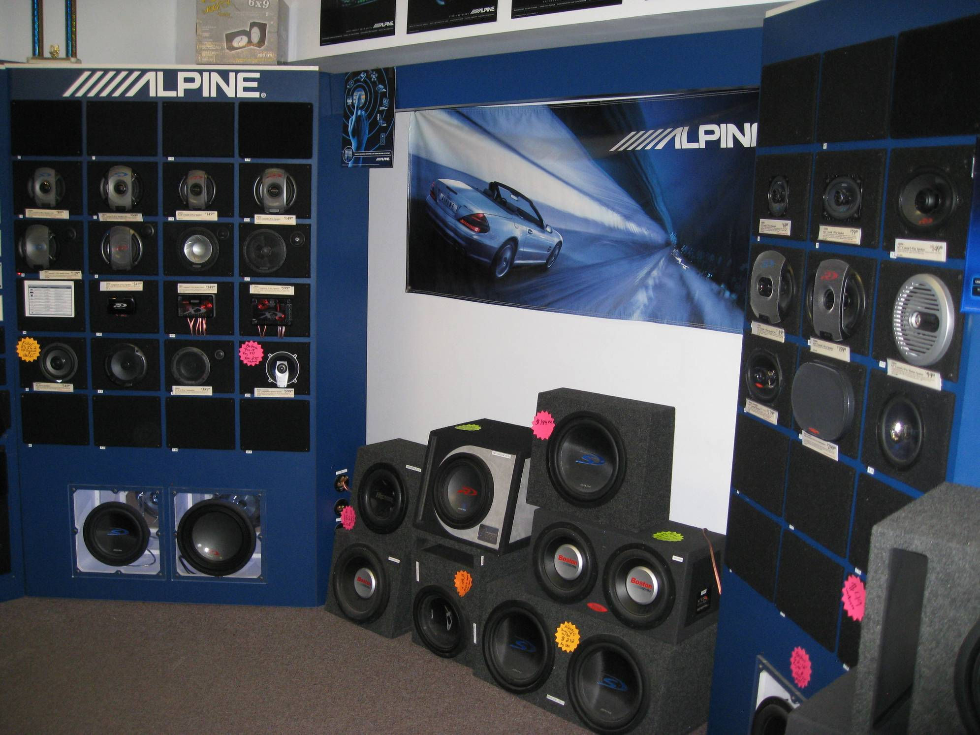 Wallpaper #Z30i8Y4Bnwiau_P6MgiF47 Mti 7 Panel Car Audio Stereo Retail Store Demo Display eBay