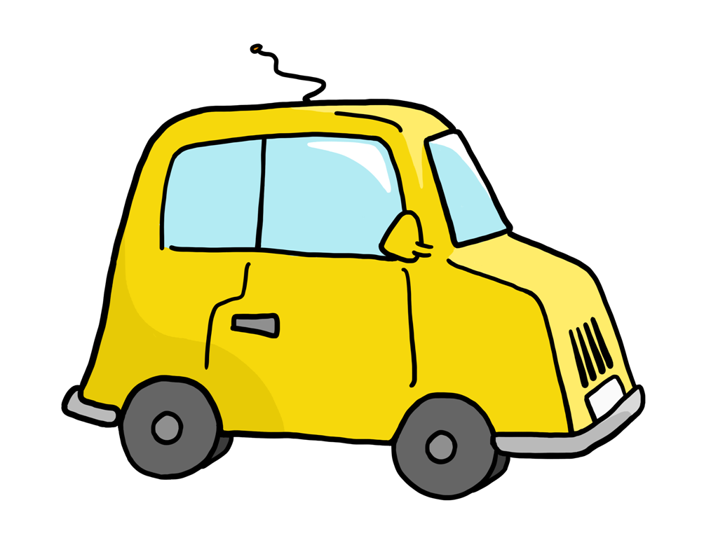 Wallpaper #60421 Yellow Mini Car Cartoon Vector Illustration 1910070 Vector Art at Vecteezy