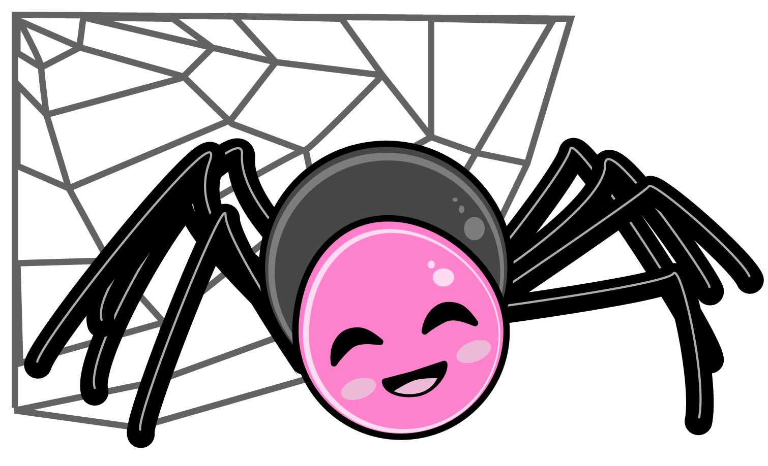 Wallpaper #F_SlOZMBKFX8bn3rEHfZ132 Cartoon Spider Template Clipart Best