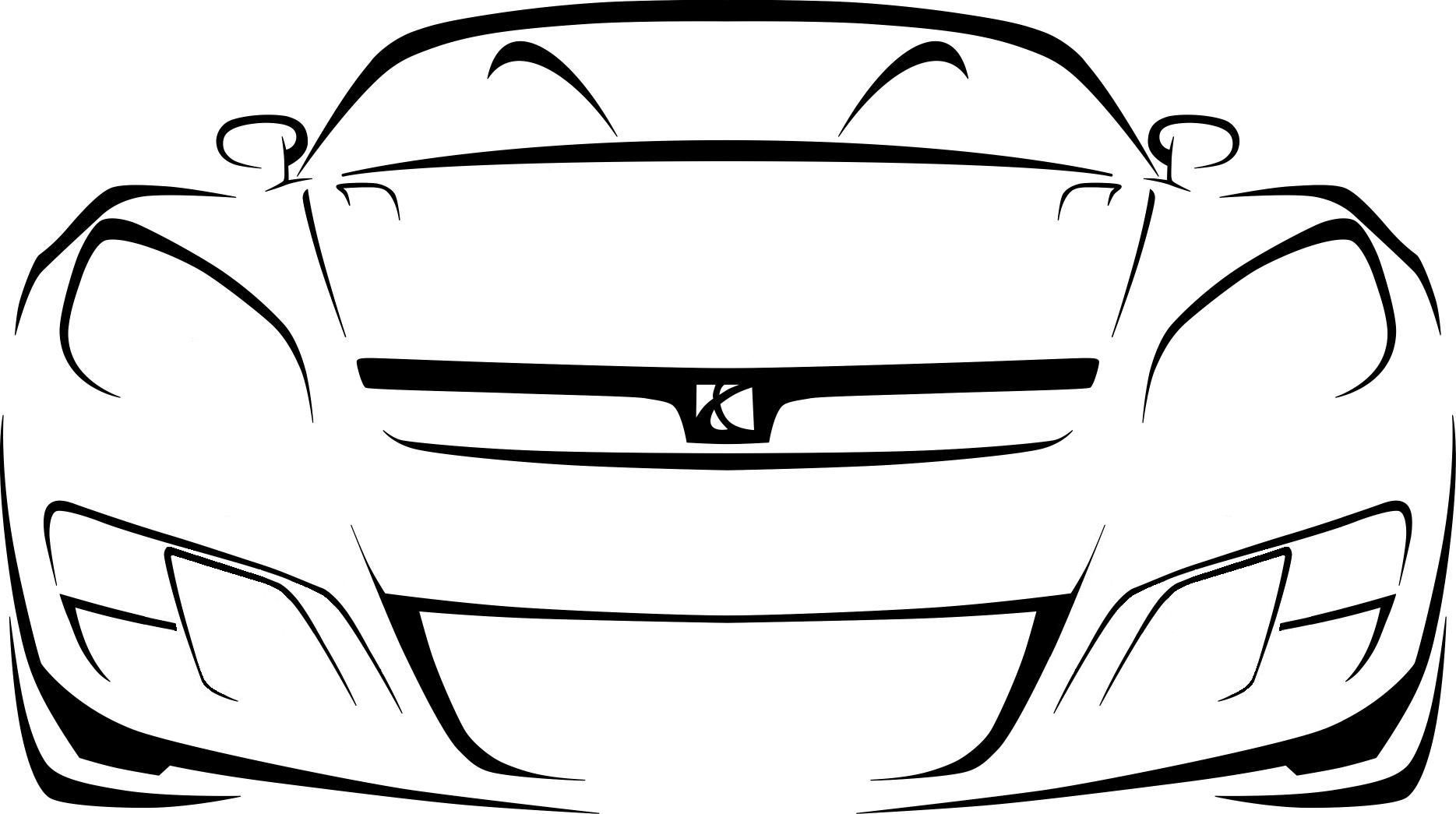 Wallpaper #1RkzOI8BtGB6xQ78bKc432 Classic Muscle Car Outline Clipart Best