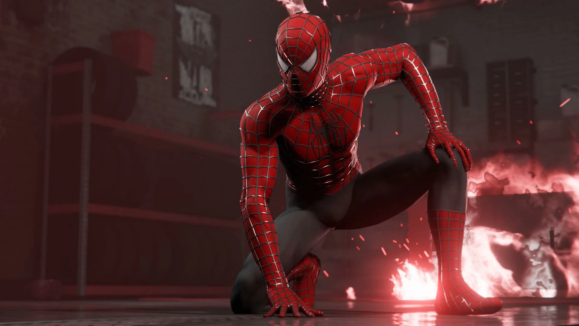 Wallpaper #5mf97ZIBSpphPi3-R1pb354 Raimi Suit Black Pants at Marvels Spider Man Remastered Nexus Mods