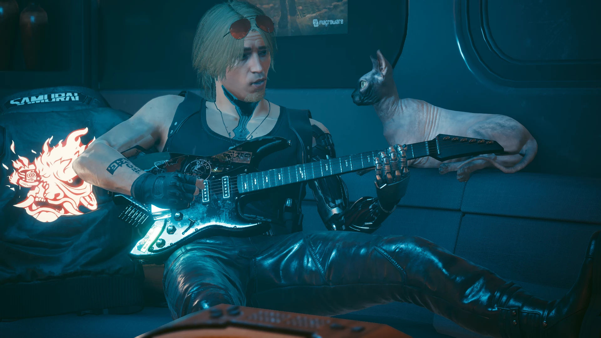 Wallpaper #2W0WaJcBycdYOYFTPW9J143 V and Nibbles at Cyberpunk 2077 Nexus Mods and Community