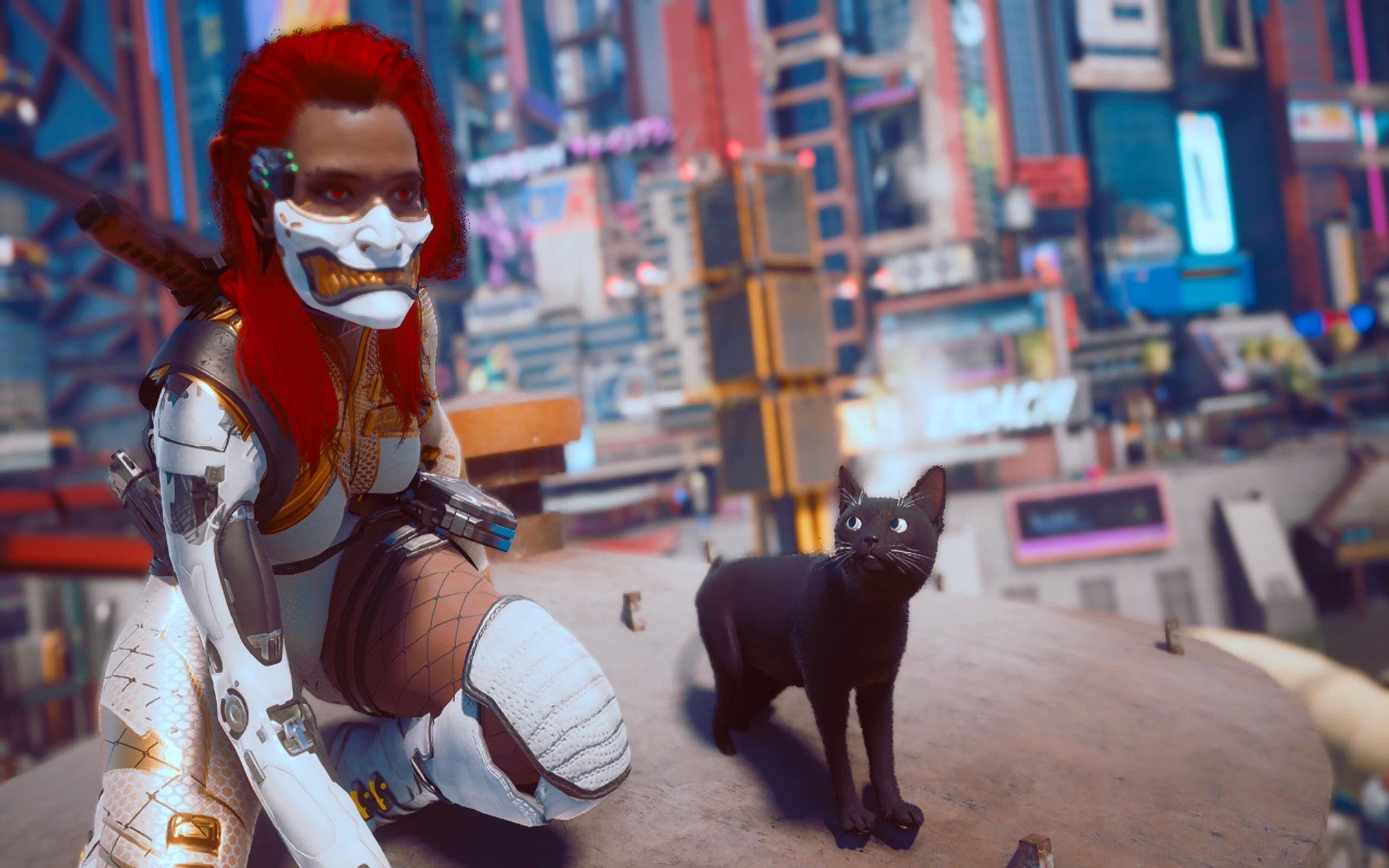 Wallpaper #2W0WaJcBycdYOYFTPW9J73 Nibbles is Learning to Hunt at Cyberpunk 2077 Nexus Mods and Community