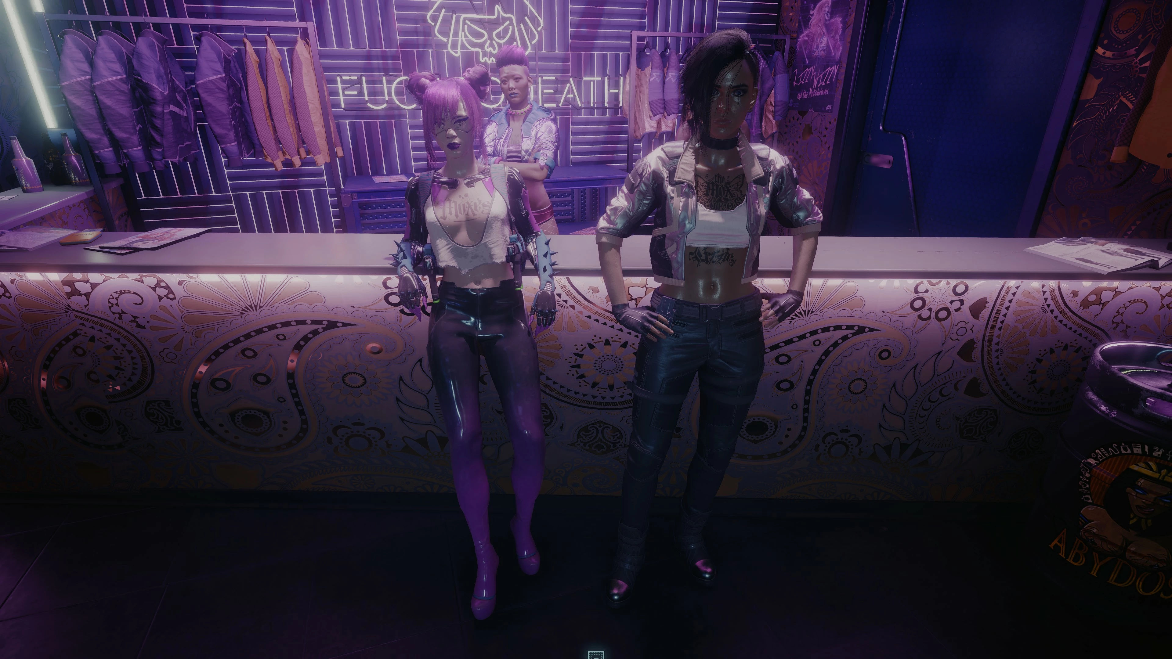 Wallpaper #egAb6o4BSdW8dNouZw6A27 The Mox Girls at Cyberpunk 2077 Nexus Mods and Community