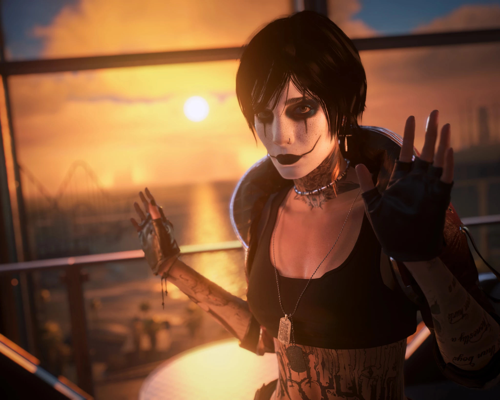 Wallpaper #cDFKNZMB5zzyi_yYTVYy111 She Crow Set at Cyberpunk 2077 Nexus Mods and Community