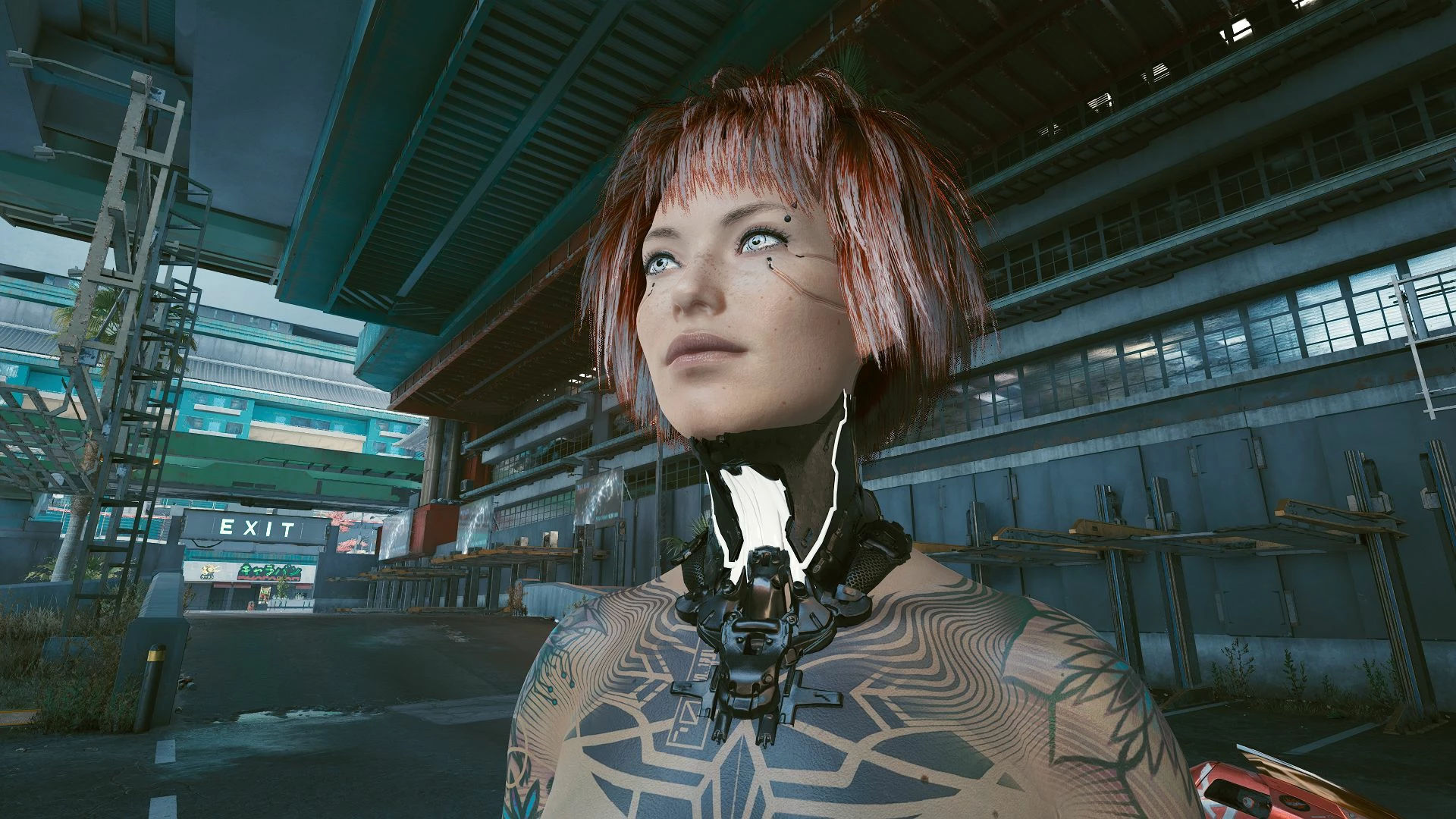 Wallpaper #4AAN644BSdW8dNouThDW20 Takemura Neck at Cyberpunk 2077 Nexus Mods and Community