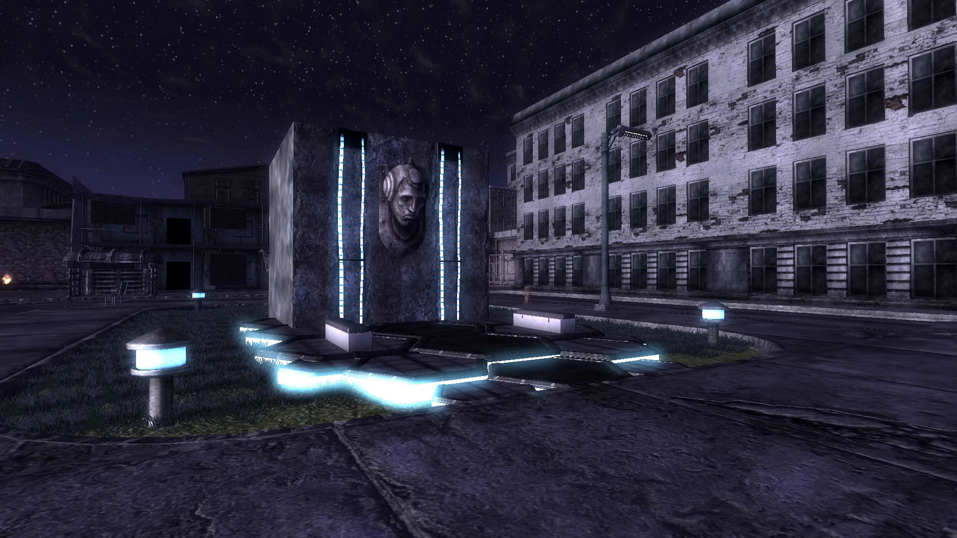 Wallpaper #4XTBz44B_8f4nGFaHXTv47 Cyberpunk Statue at Fallout New Vegas Mods and Community