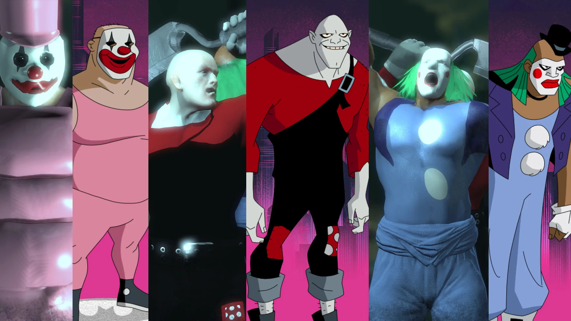 Wallpaper #OzWFk5cBk_lpvpalk5YD32 Jokerz Gang from Batman Beyond Animated Show at Batman Arkham City