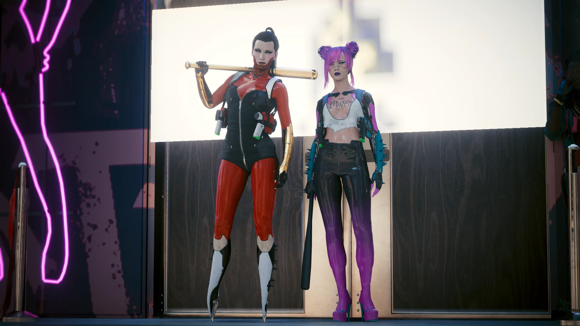 Wallpaper #rC7gOJMBeCfPaRV88bty121 Tyger Claws Swap for Female V at Cyberpunk 2077 Nexus Mods and Community
