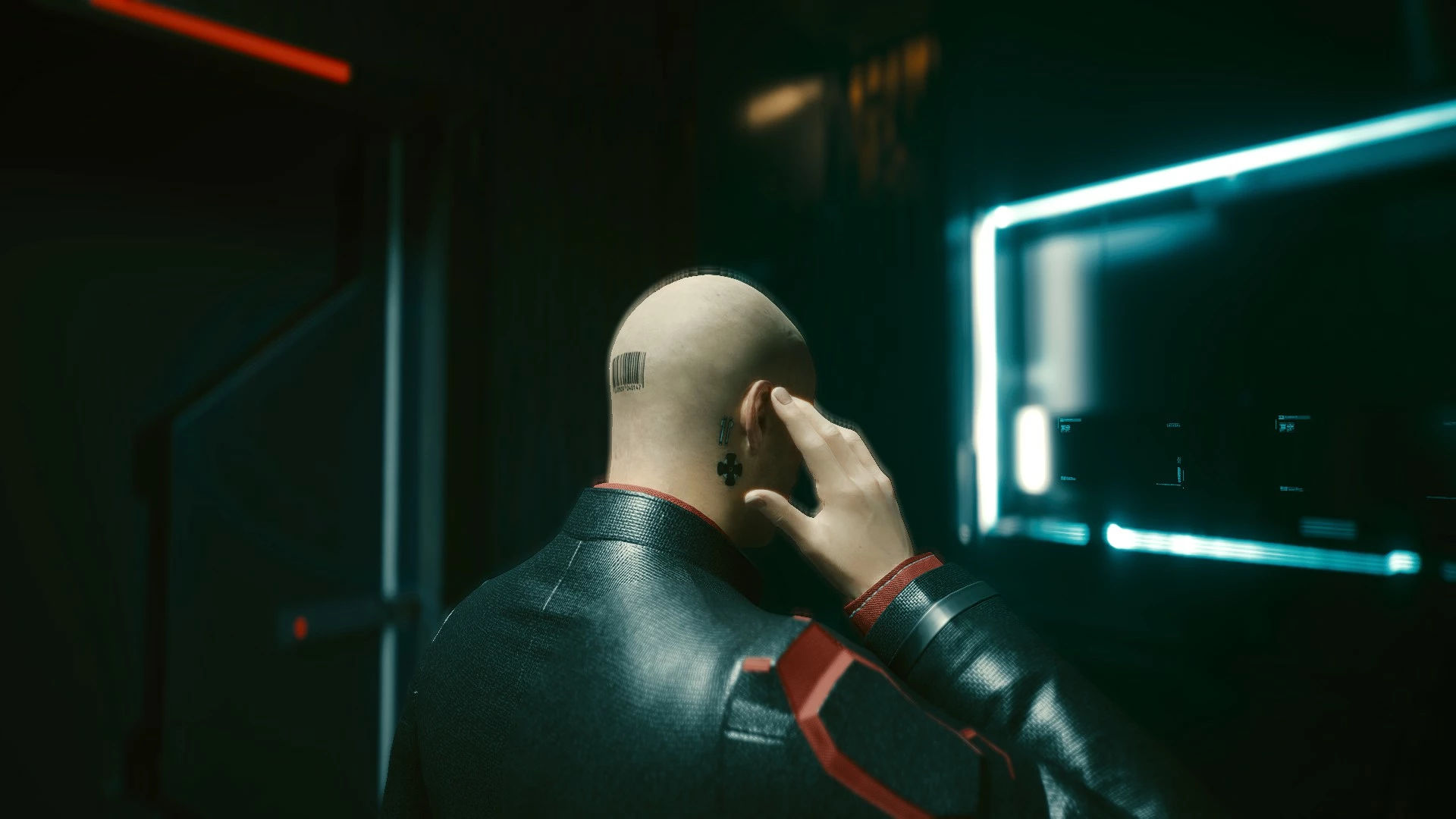 Wallpaper #_2cD_pIBSpphPi3-652y24 Hitmans Barcode at Cyberpunk 2077 Nexus Mods and Community