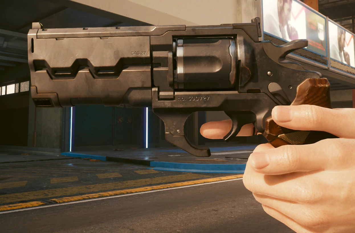 Wallpaper #W4vWcpcBcm9NJah-eHSG36 Old School Revolver Recolor Overture Amnesty at Cyberpunk 2077 Nexus