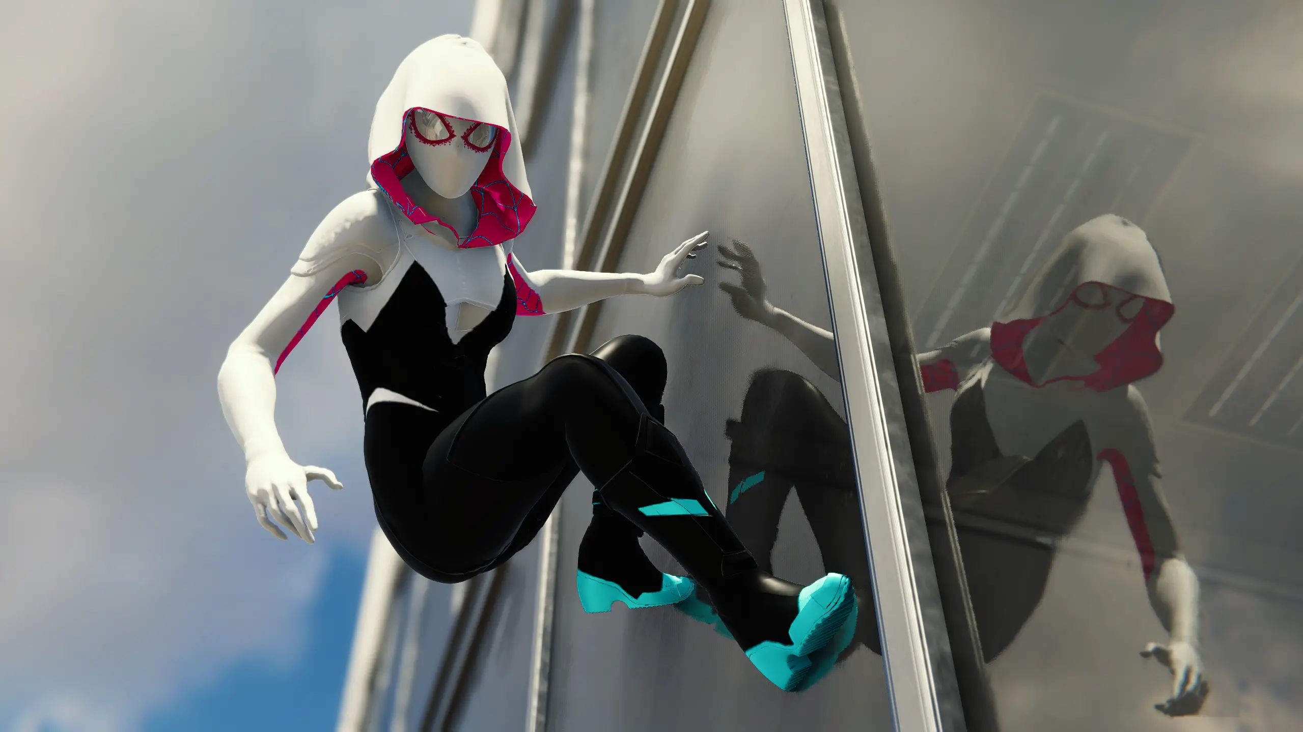 Wallpaper #a_RNOpMBKFX8bn3rUnhb265 Spider Gwen Custom Model Import at Marvels Spider Man Remastered