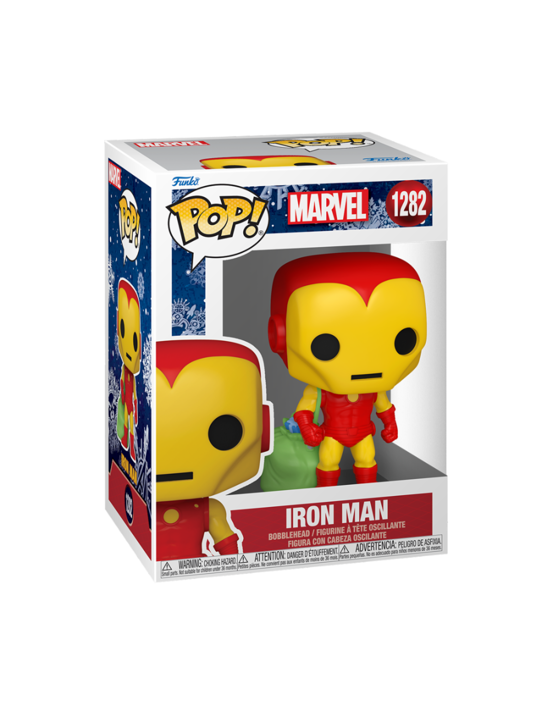 Wallpaper #1qVvOJMBVBiSkHCapo06232 Figura Funko Pop Marvel Holiday Iron Man with a Santa Bag