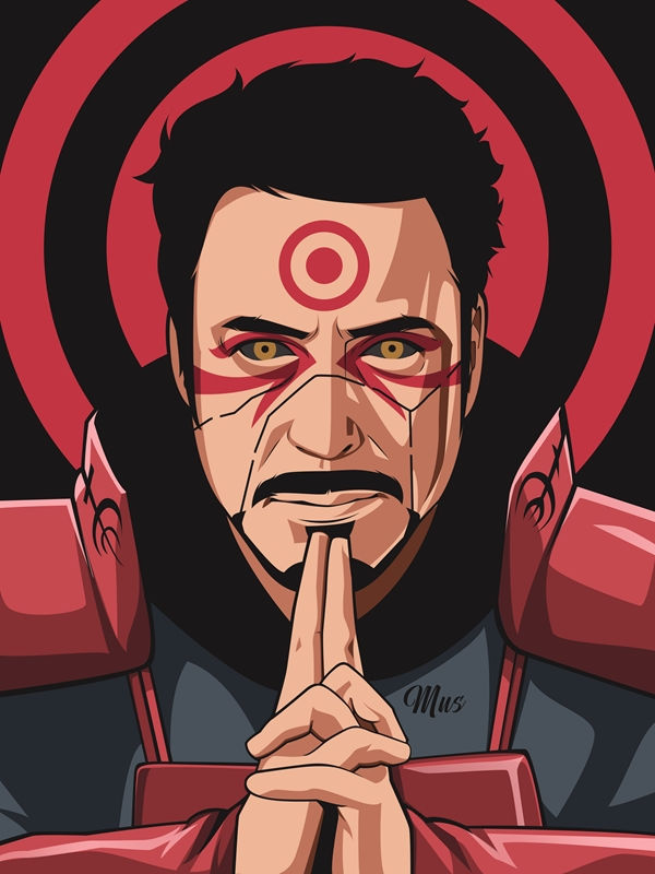 Wallpaper #N6WdOJMBVBiSkHCaNI6L217 Tony Stark X Hashirama Posters Prints by Musa Achmad Printler