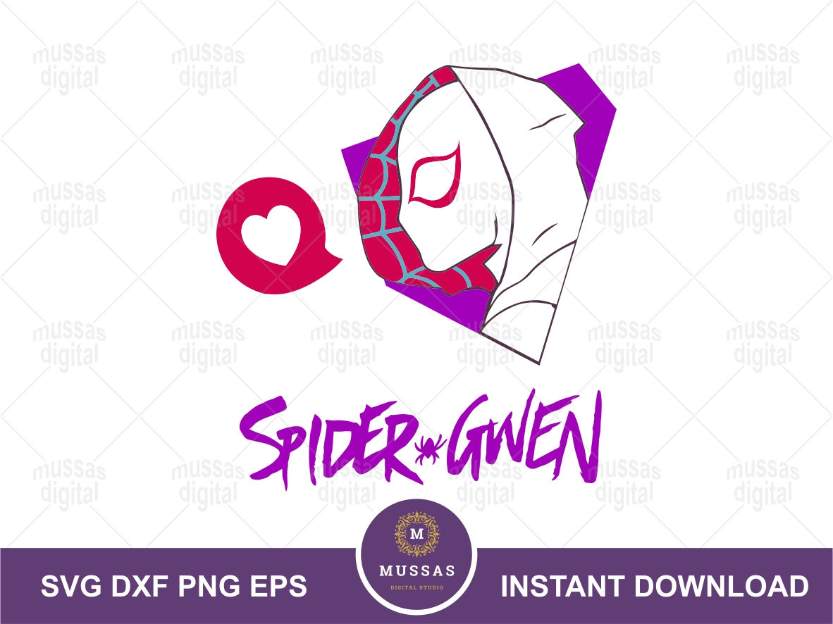 Wallpaper #RPS3OZMBKFX8bn3r6ncE41 Gwen Spider Svg Superhero Ghost Spide Cut File Trending Vectorency